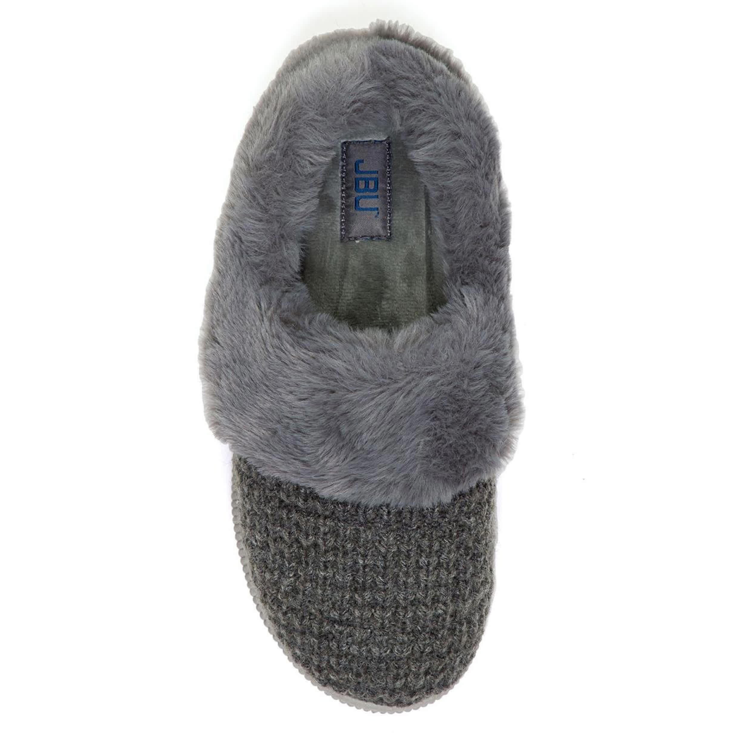 JBU-WOMENS BAYLOR SLIPPER-GREY & 