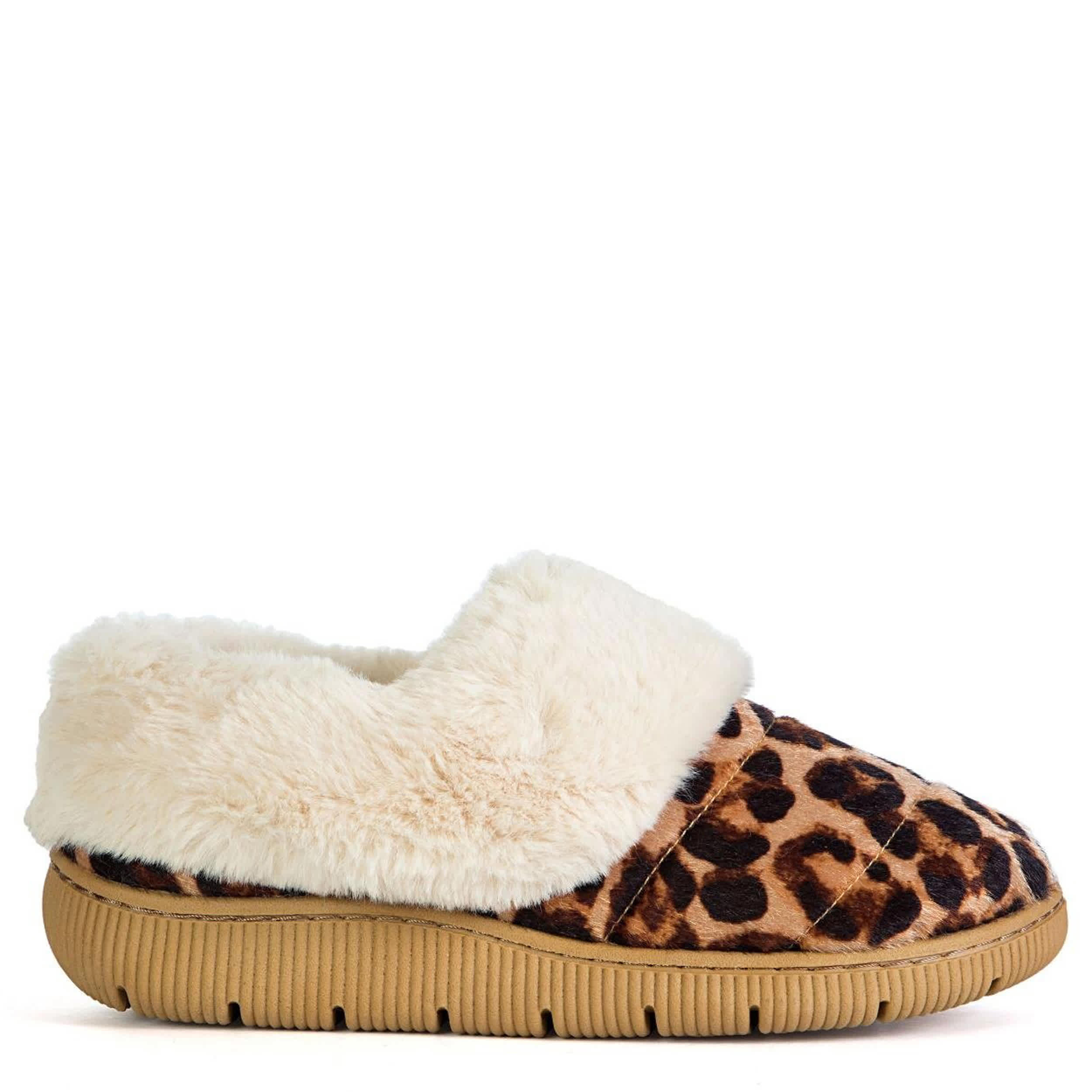 JBU-WOMENS BAYLOR SLIPPER-LEOPARD & 