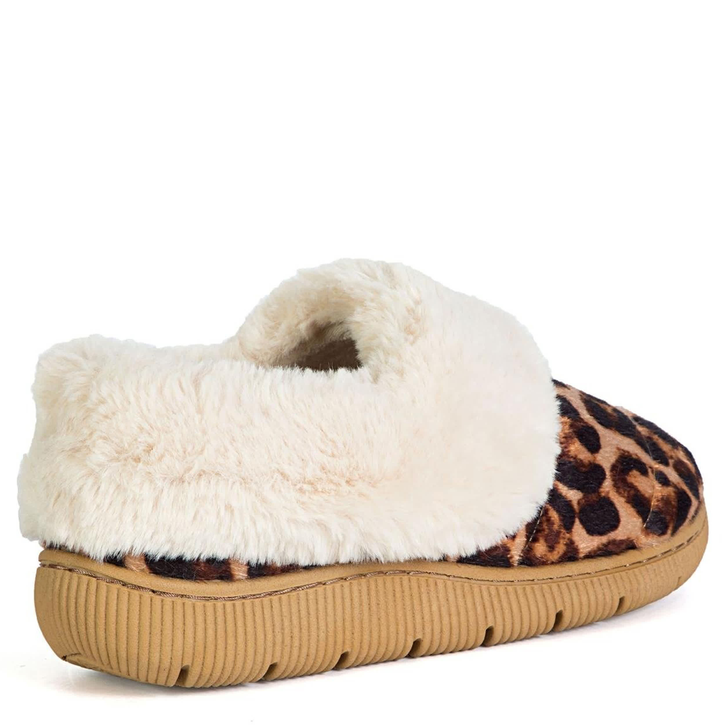 JBU-WOMENS BAYLOR SLIPPER-LEOPARD & 