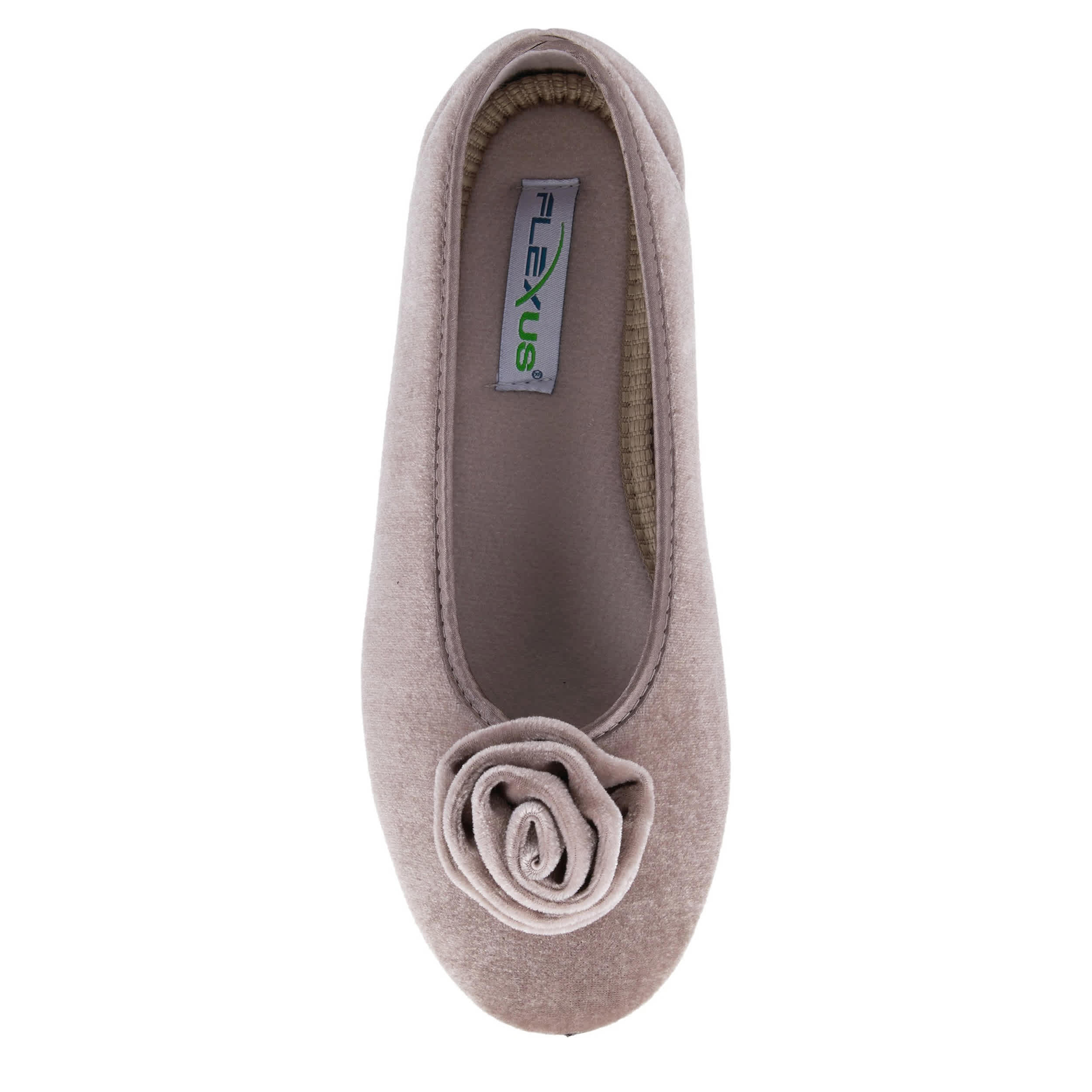 Flexus-WOMENS ROSELOUD FLAT-PALE GREY & 