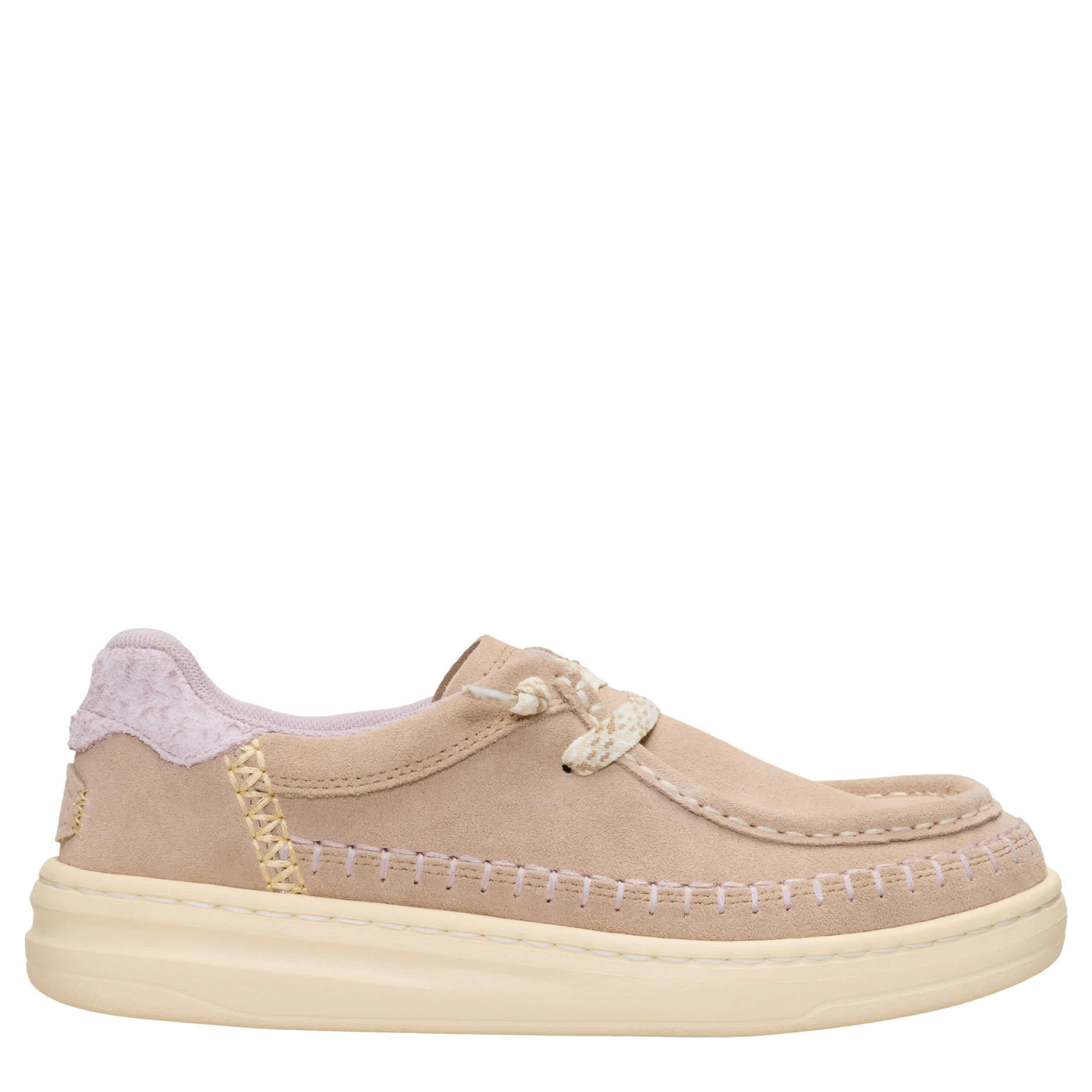 HEYDUDE-WOMENS HARPER MOC CRAFTED SLIP ON SNEAEKR-NEUTRAL & 