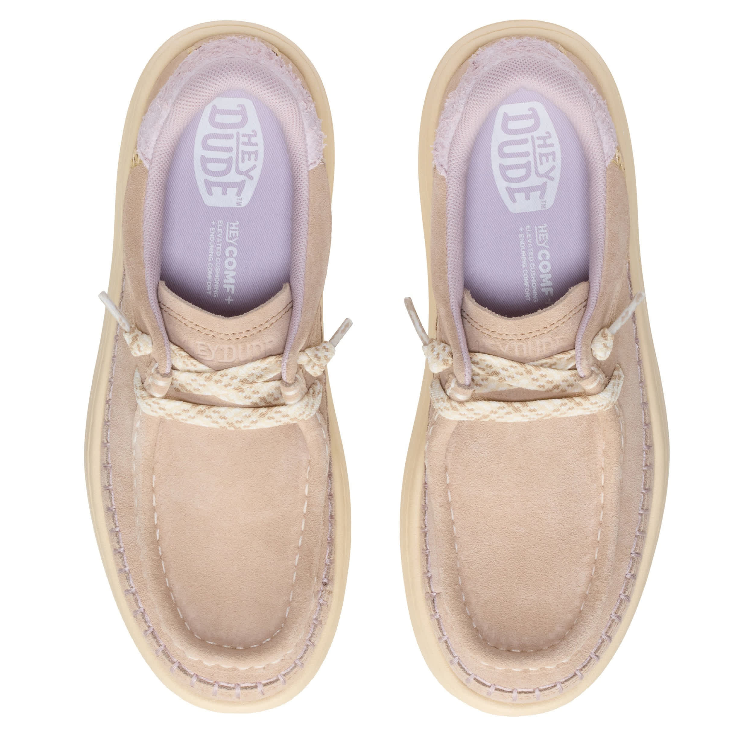 HEYDUDE-WOMENS HARPER MOC CRAFTED SLIP ON SNEAEKR-NEUTRAL & 