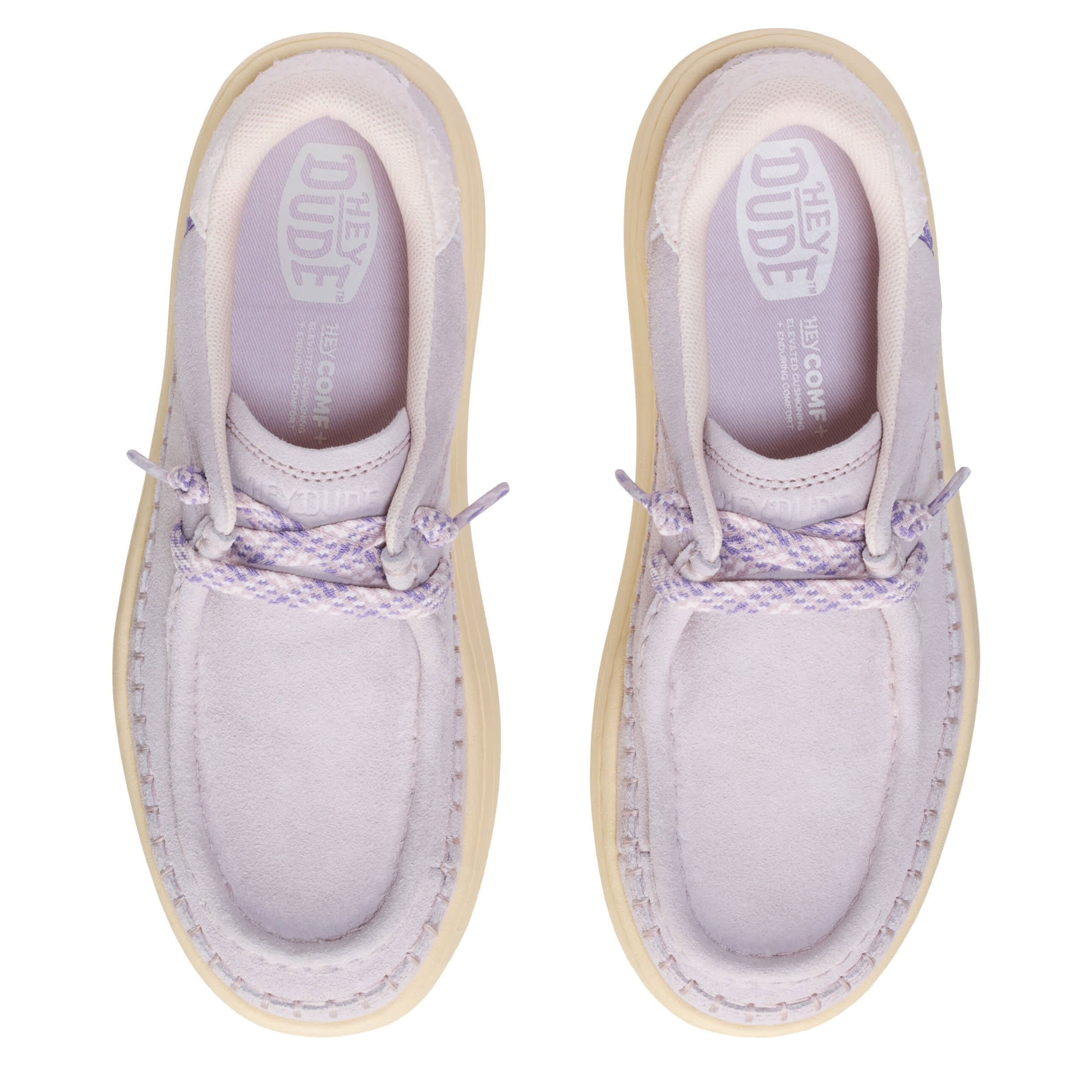 HEYDUDE-WOMENS HARPER MOC CRAFTED SLIP ON SNEAEKR-GREY & 