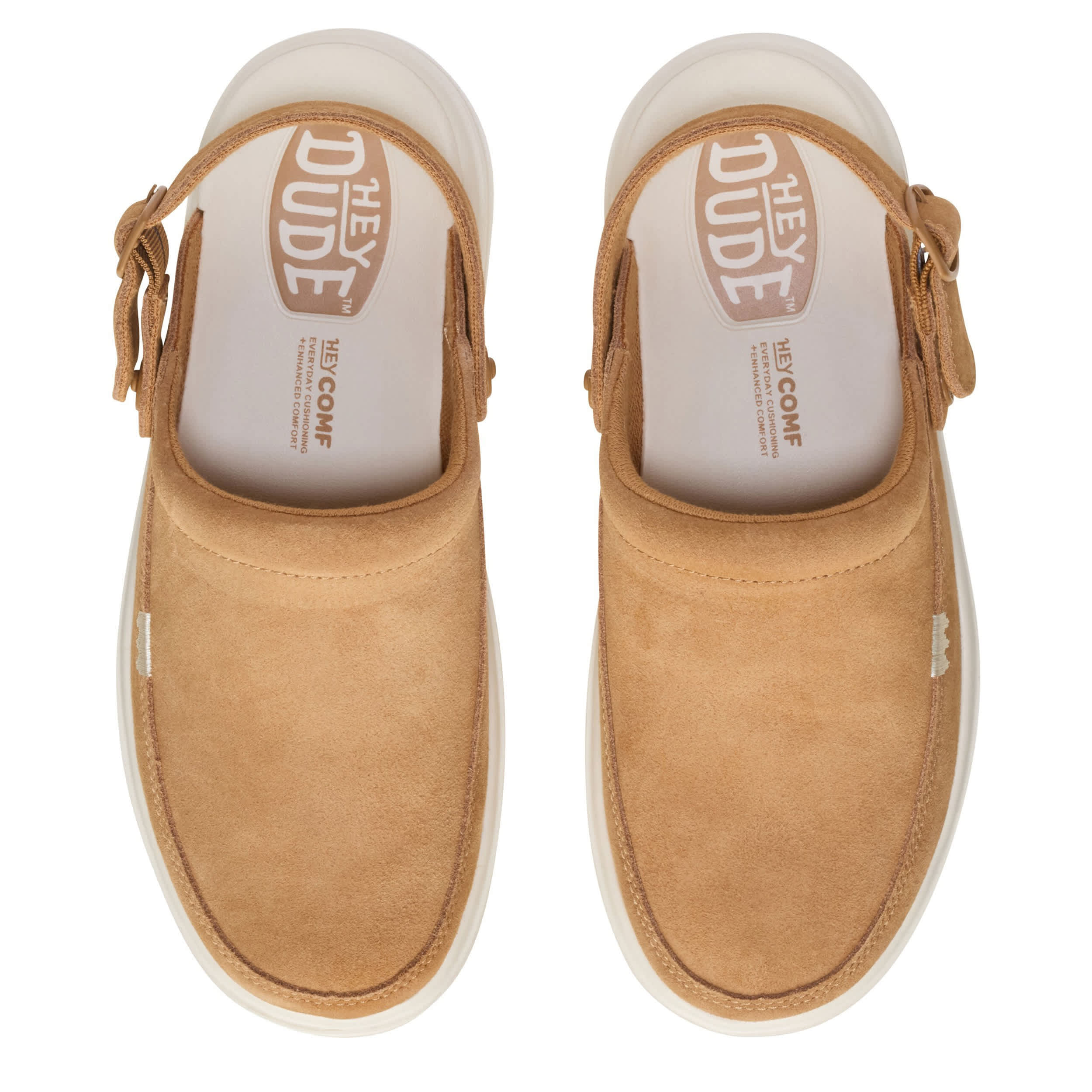 HEYDUDE-WOMENS AUSTIN LIFT SNEAKER-BROWN & 