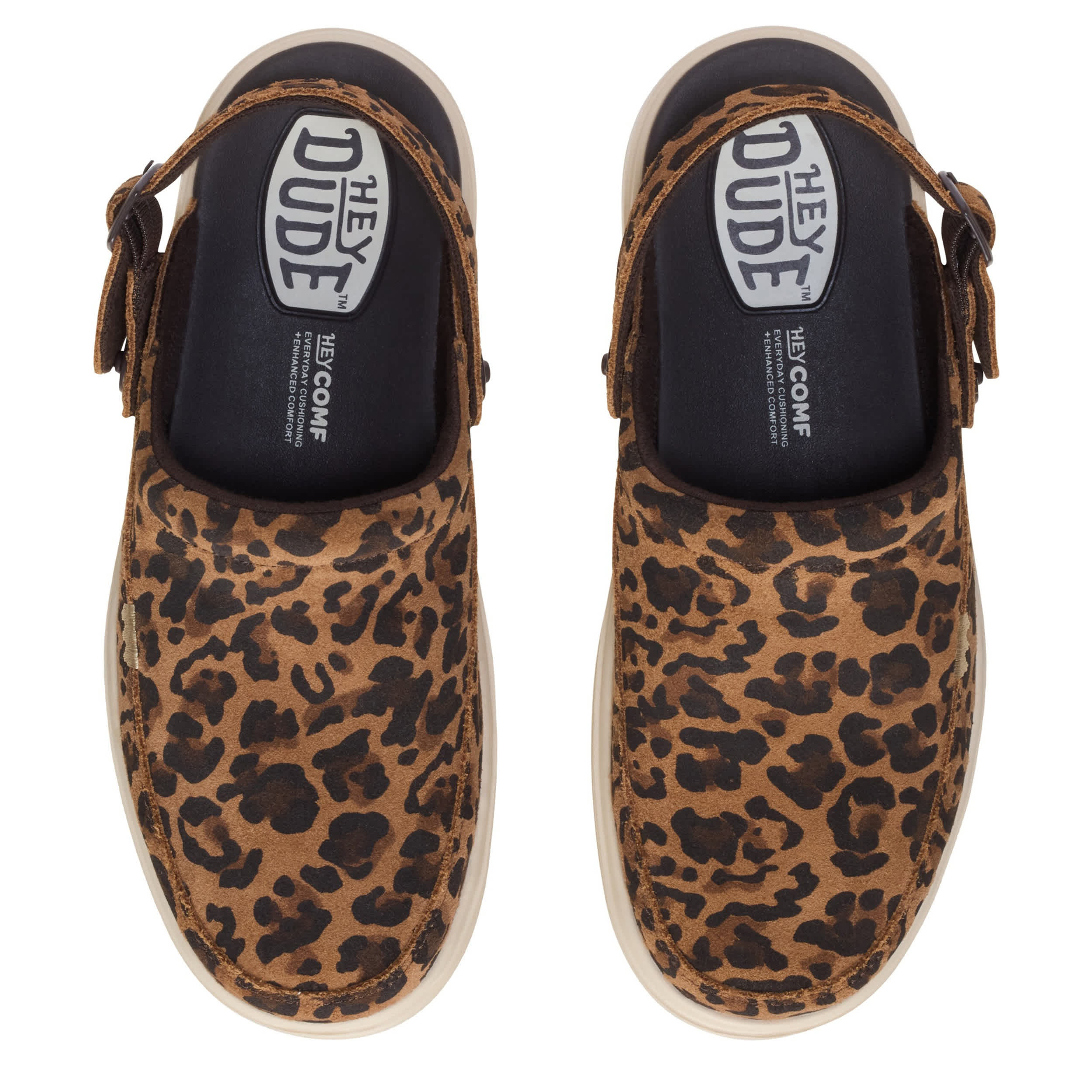 HEYDUDE-WOMENS AUSTIN LIFT SNEAKER-BROWN & 