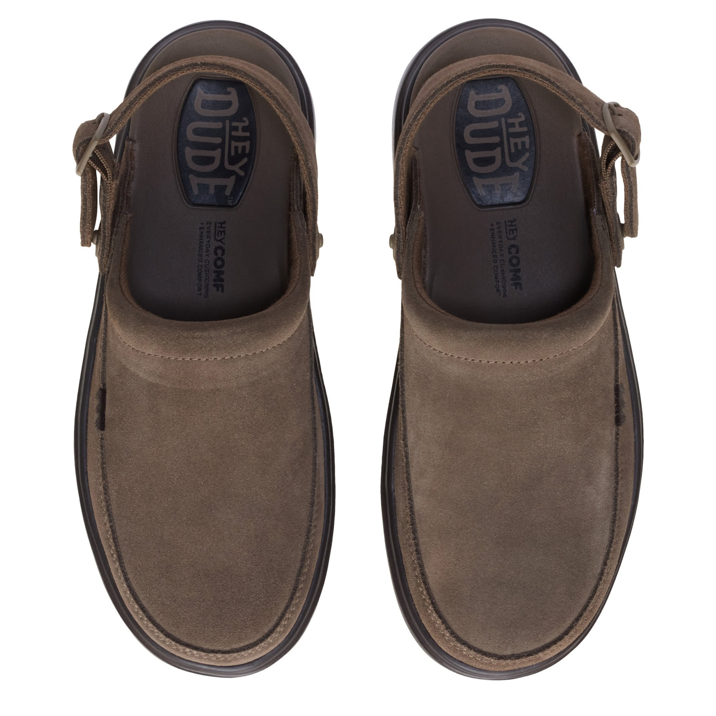 HEYDUDE-WOMENS AUSTIN LIFT SNEAKER-BROWN & 