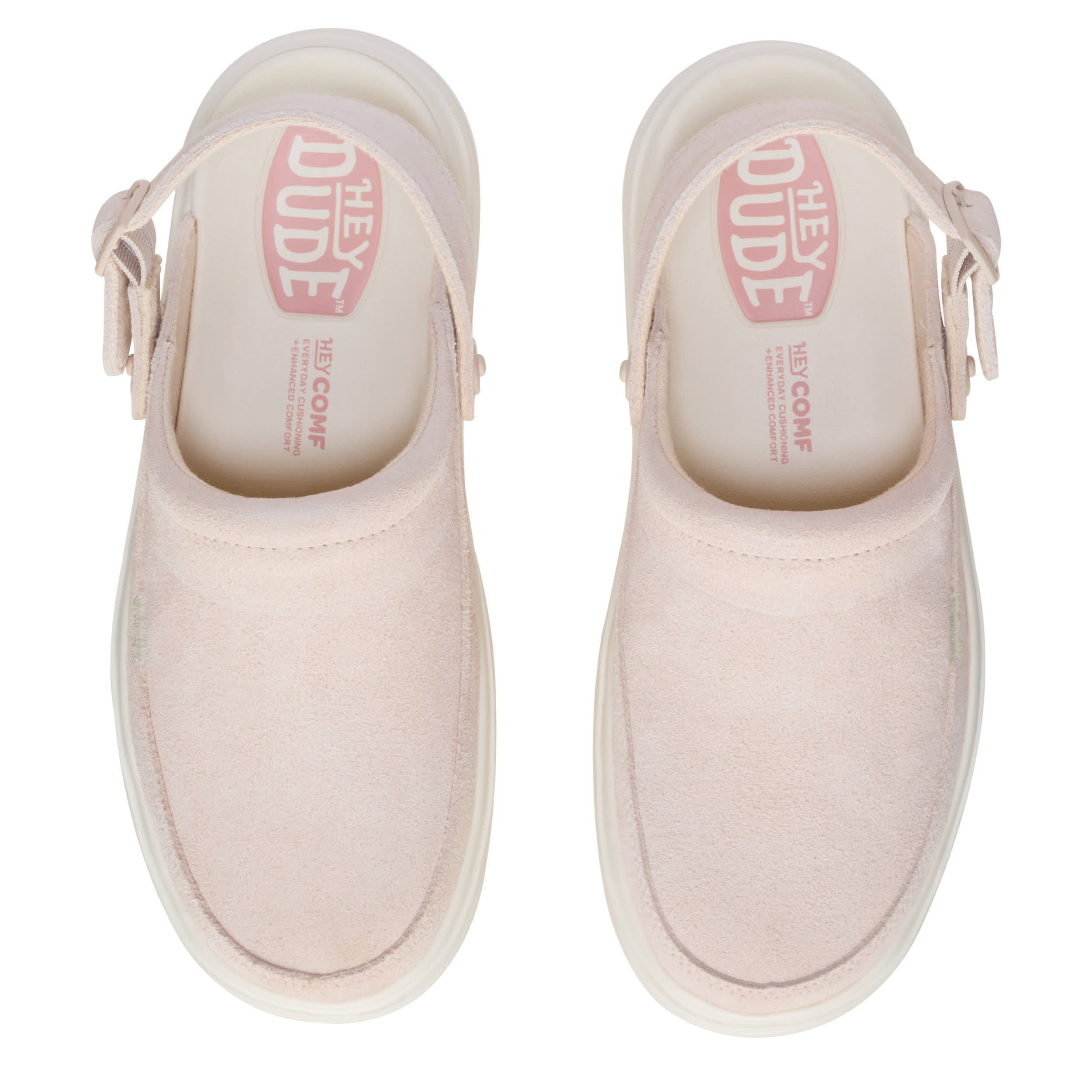 HEYDUDE-WOMENS AUSTIN LIFT SNEAKER-PINK & 