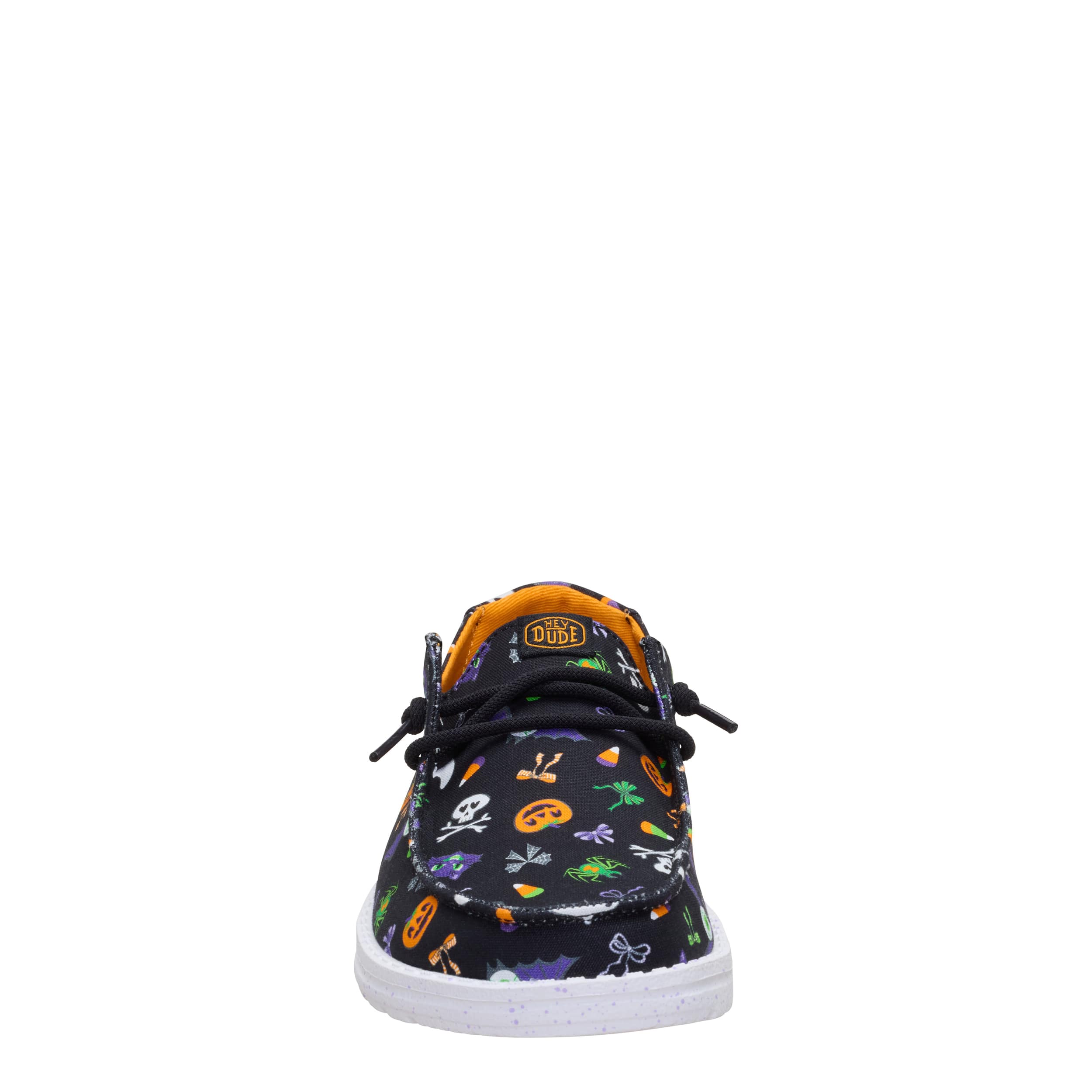 HEYDUDE-WOMENS WENDY BOO CREW SLIP ON SNEAKER-BLACK & 