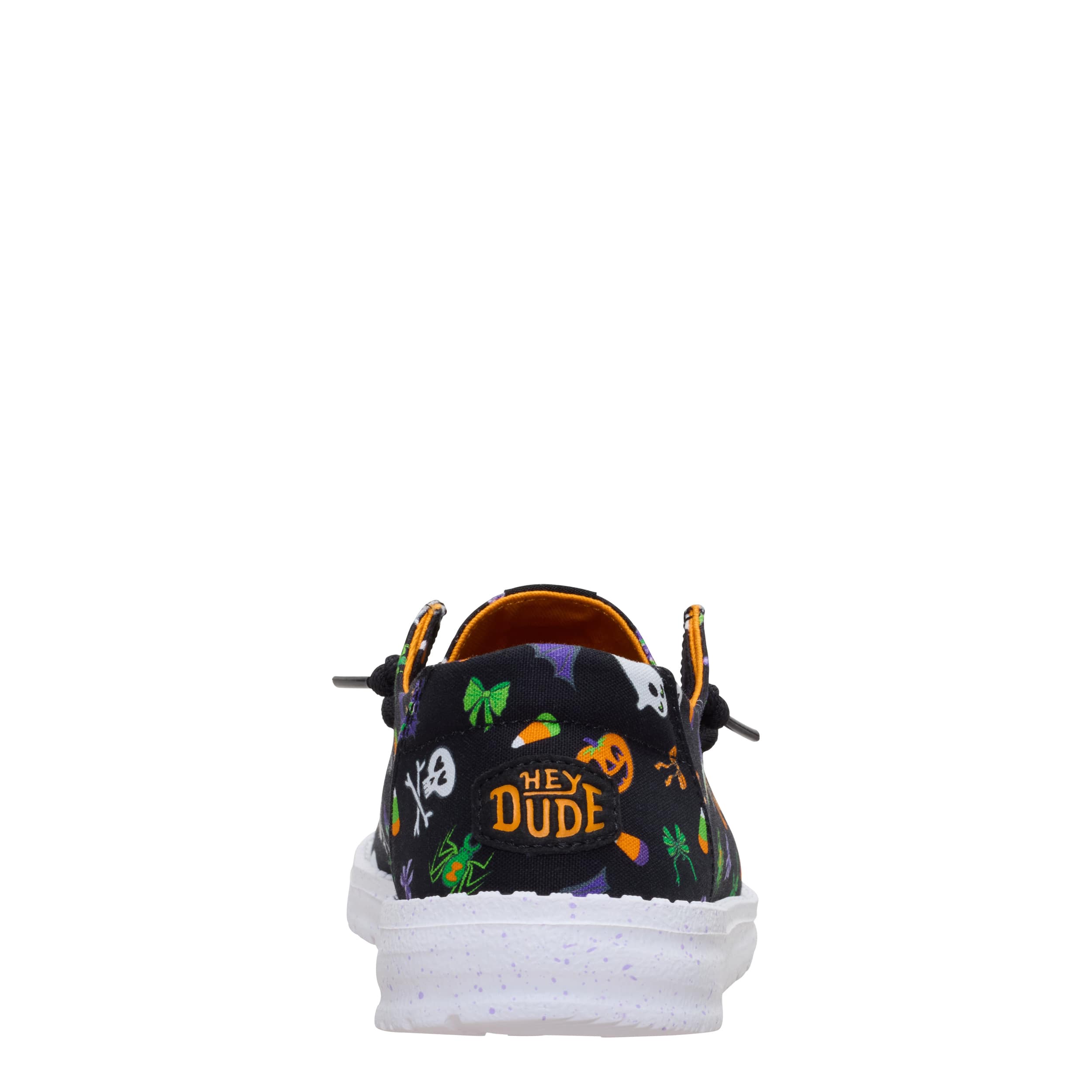 HEYDUDE-WOMENS WENDY BOO CREW SLIP ON SNEAKER-BLACK & 