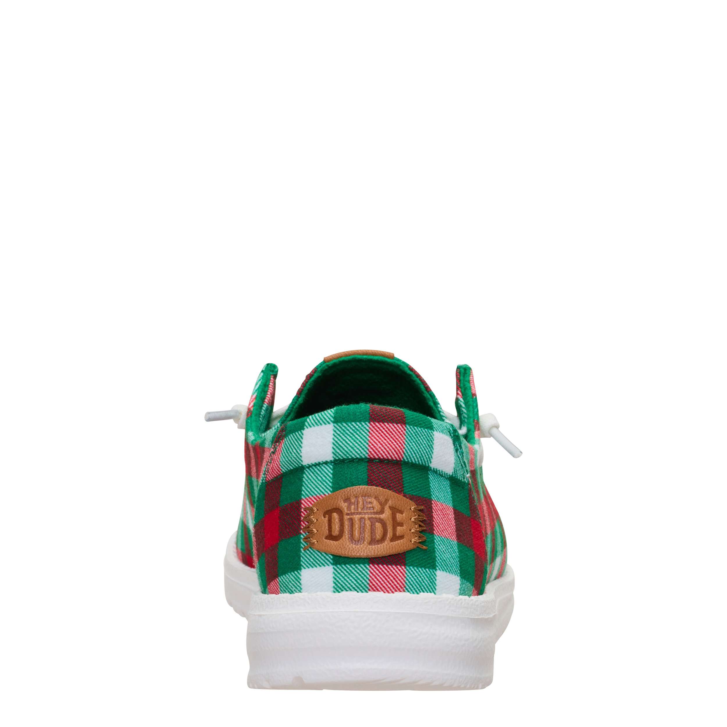 HEYDUDE-WOMENS WENDY BUFFALO SLIP ON SNEAKER-RED & 