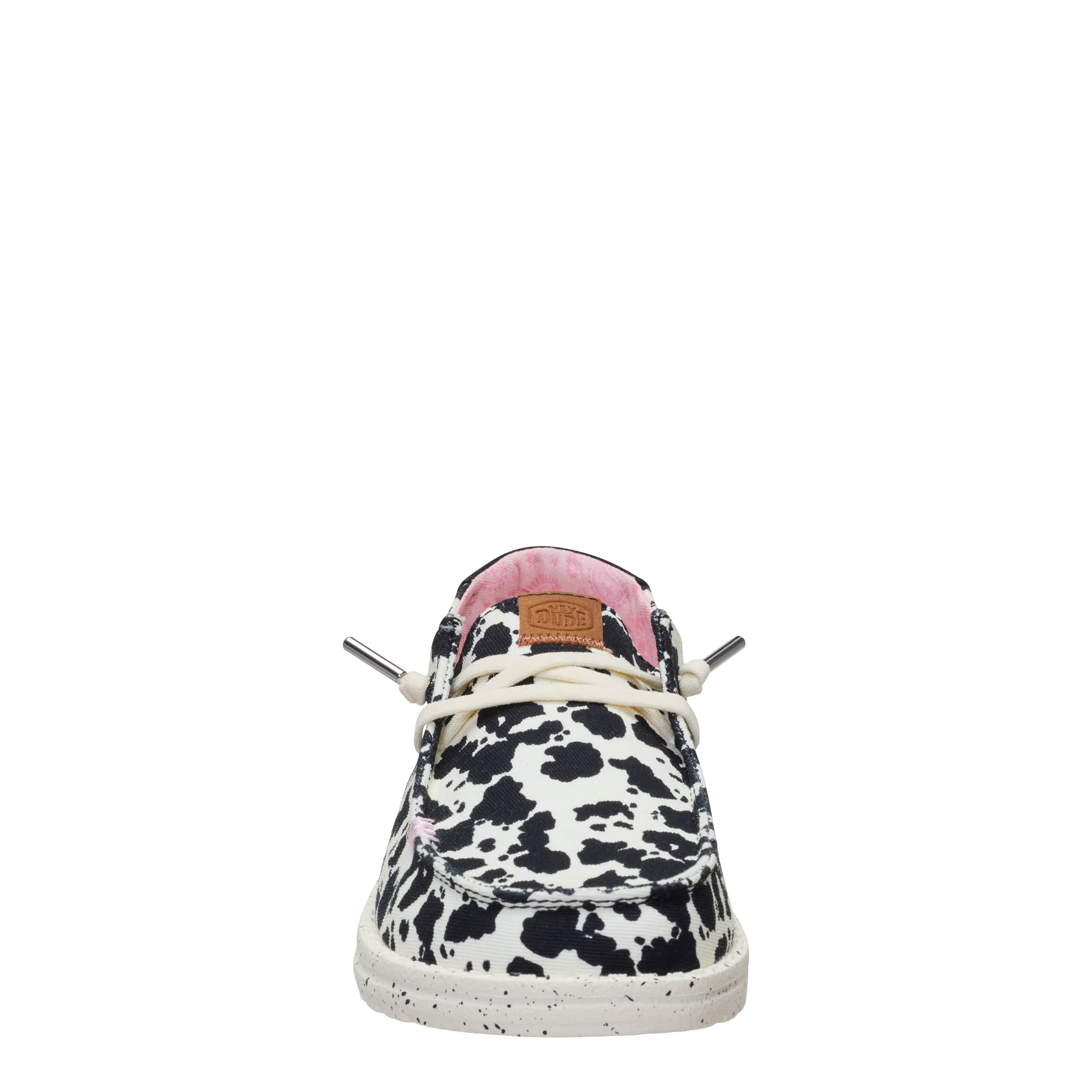 HEYDUDE-WOMENS WENDY SLIP ON SNEAKER-BLACK & 