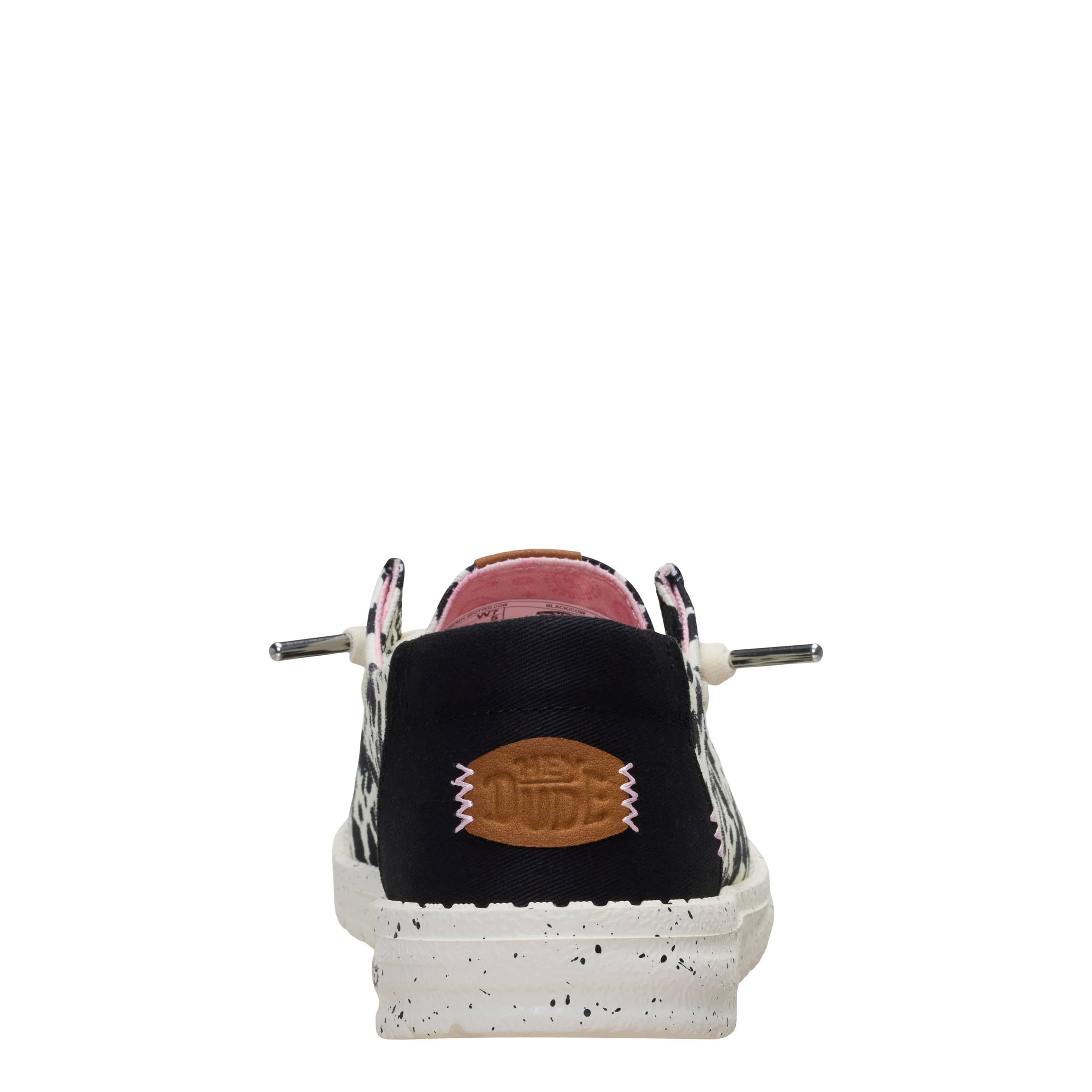 HEYDUDE-WOMENS WENDY SLIP ON SNEAKER-BLACK & 