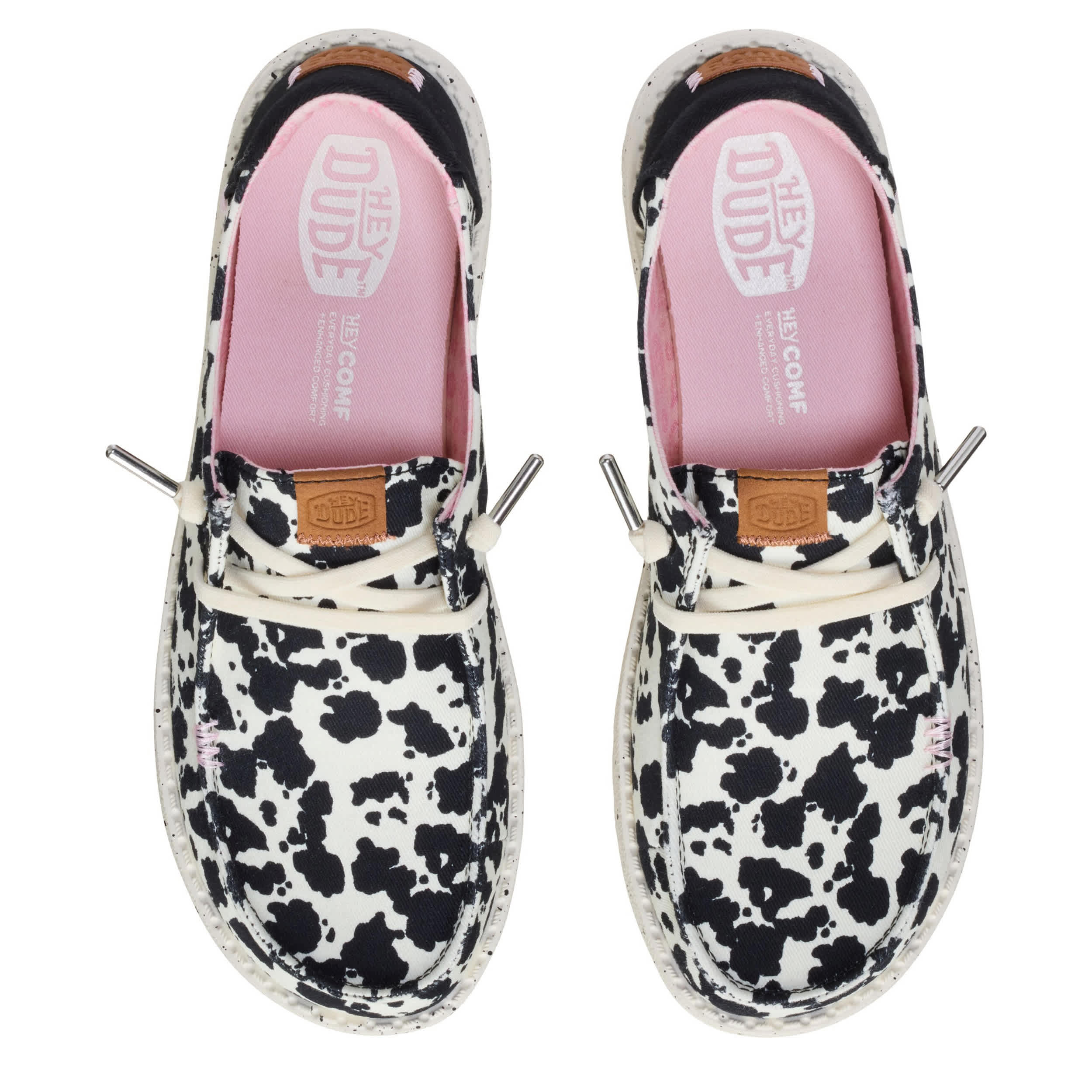 HEYDUDE-WOMENS WENDY SLIP ON SNEAKER-BLACK & 