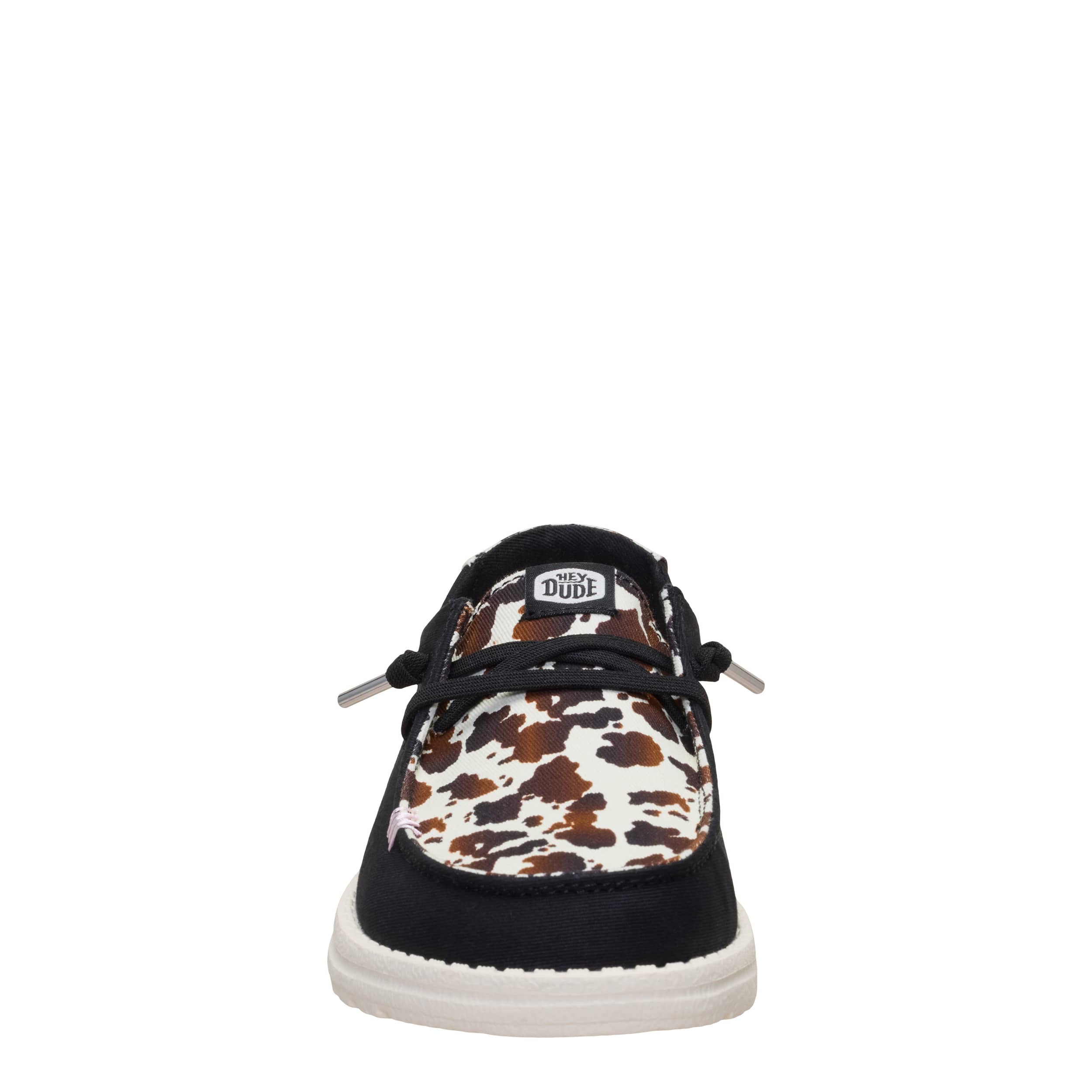 HEYDUDE-WOMENS WENDY SLIP ON SNEAKER-BLACK & 