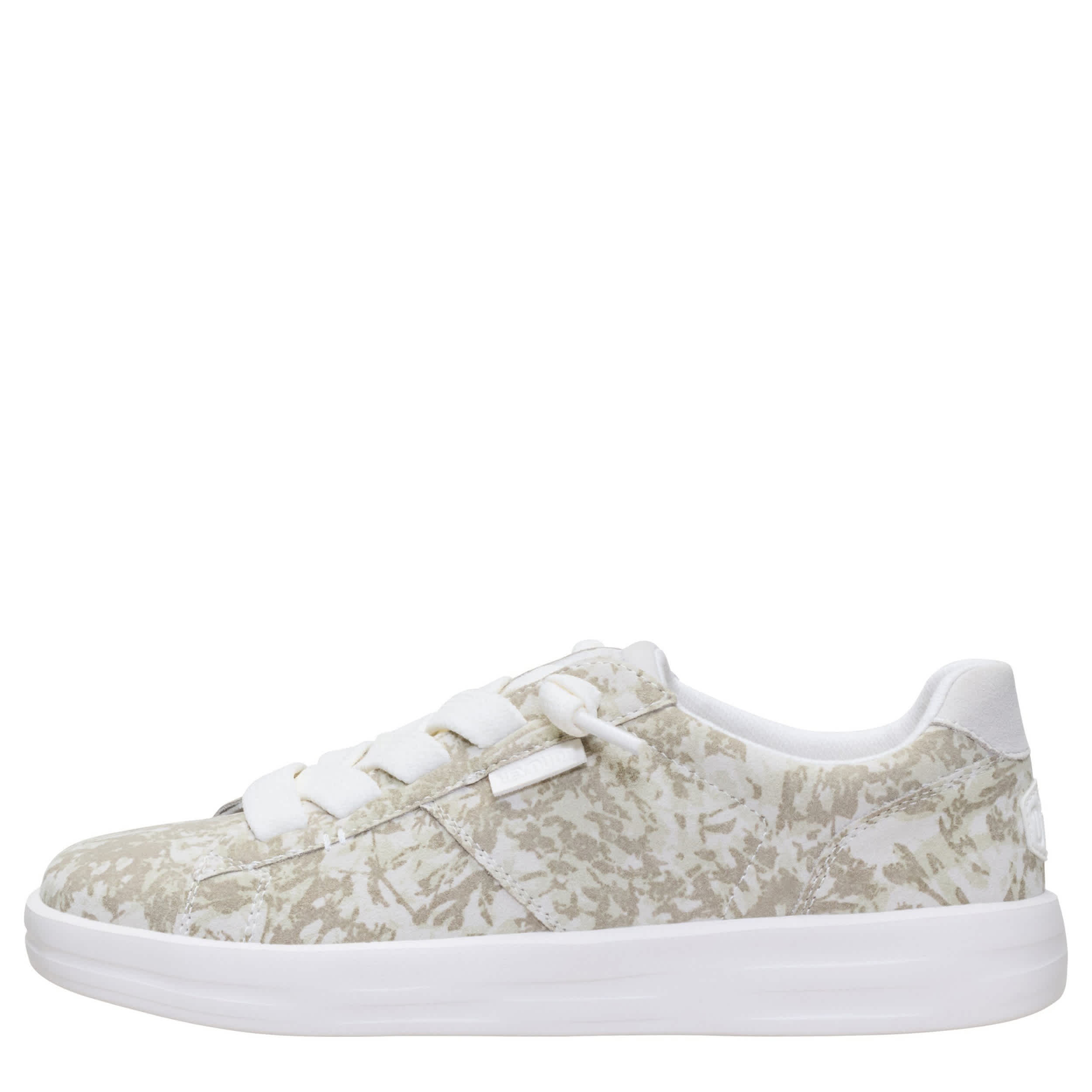 HEYDUDE-WOMENS KARINA DUO CLASSIC SLIP ON SNEAKER-WHITE & 