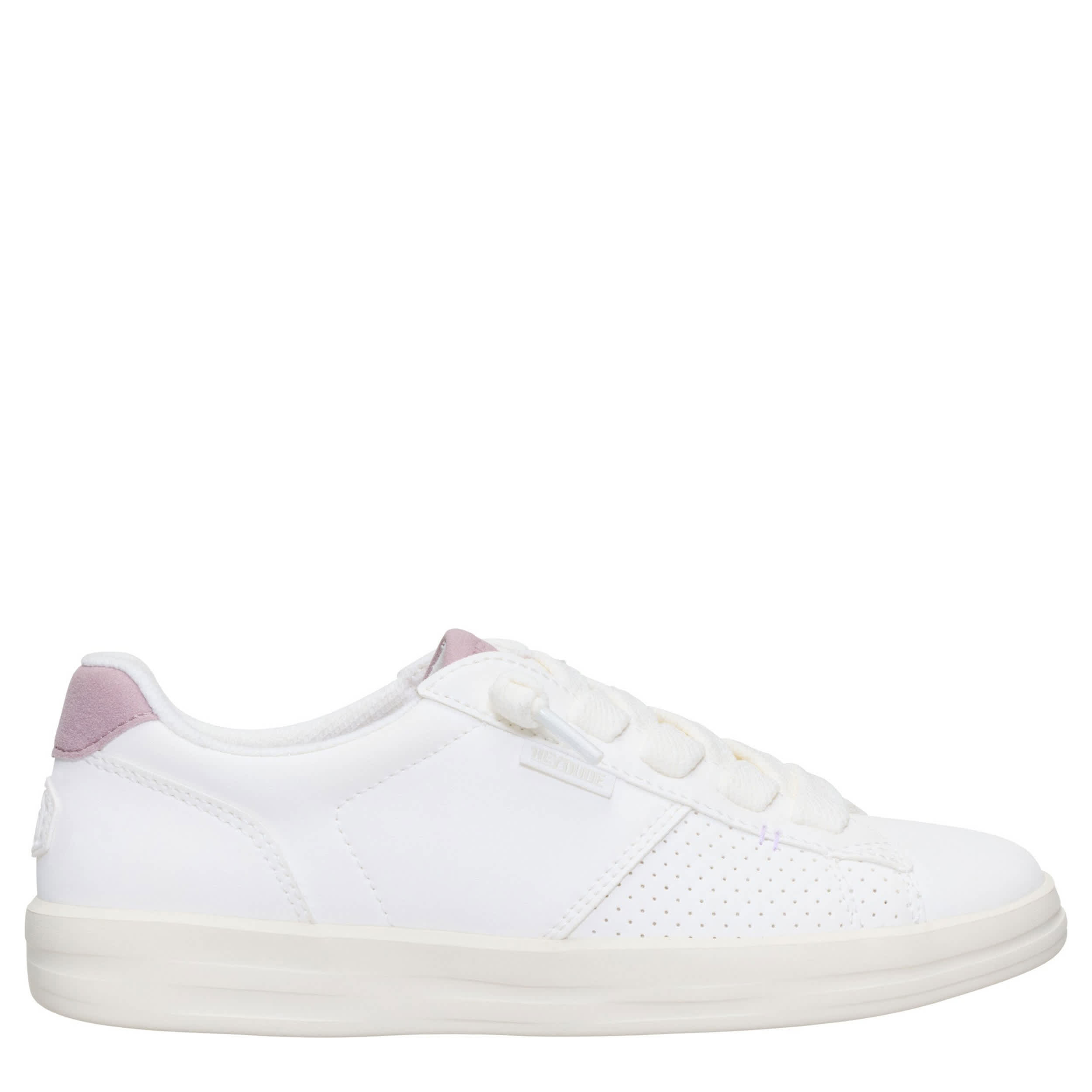 HEYDUDE-WOMENS KARINA DUO CLASSIC SLIP ON SNEAKER-WHITE & 