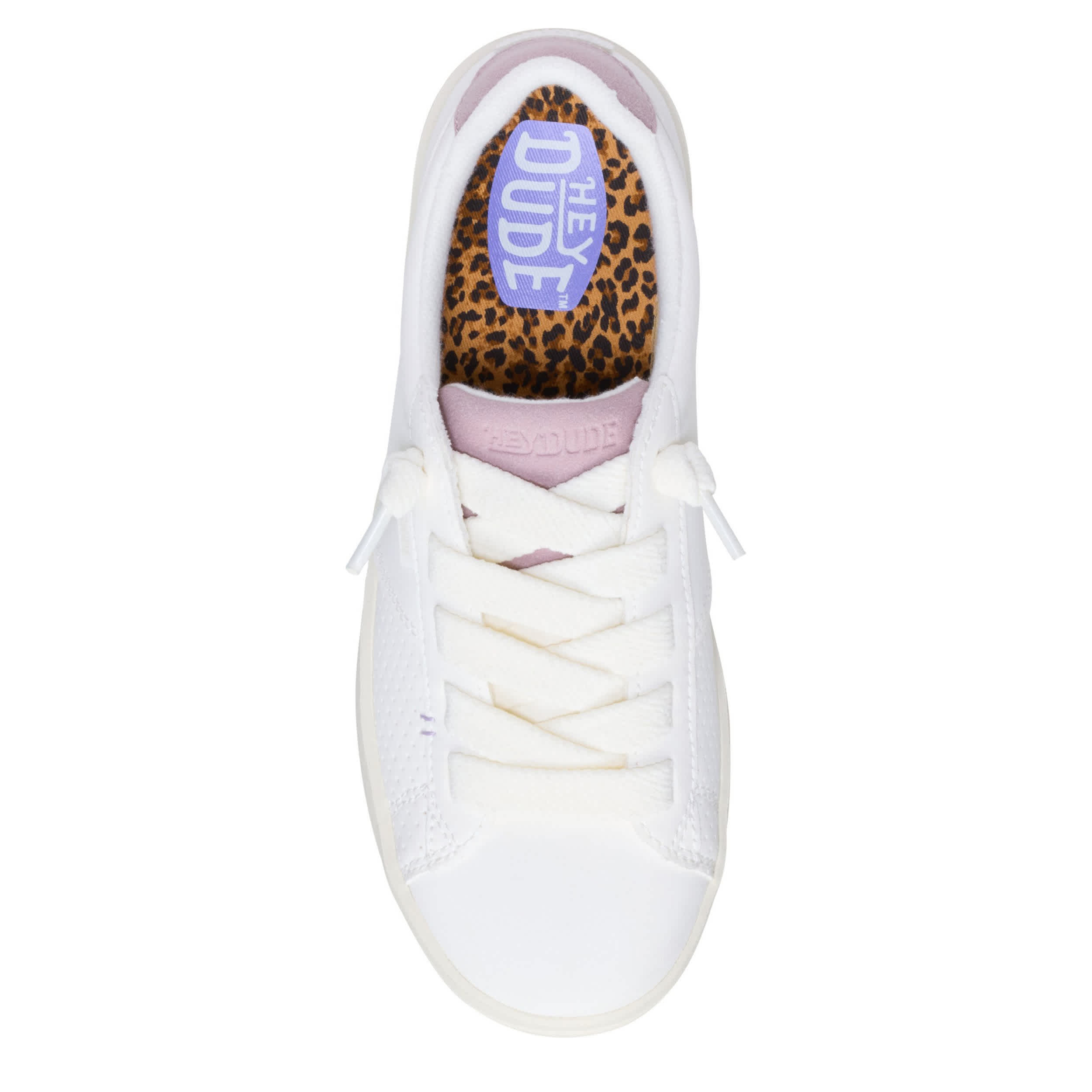 HEYDUDE-WOMENS KARINA DUO CLASSIC SLIP ON SNEAKER-WHITE & 