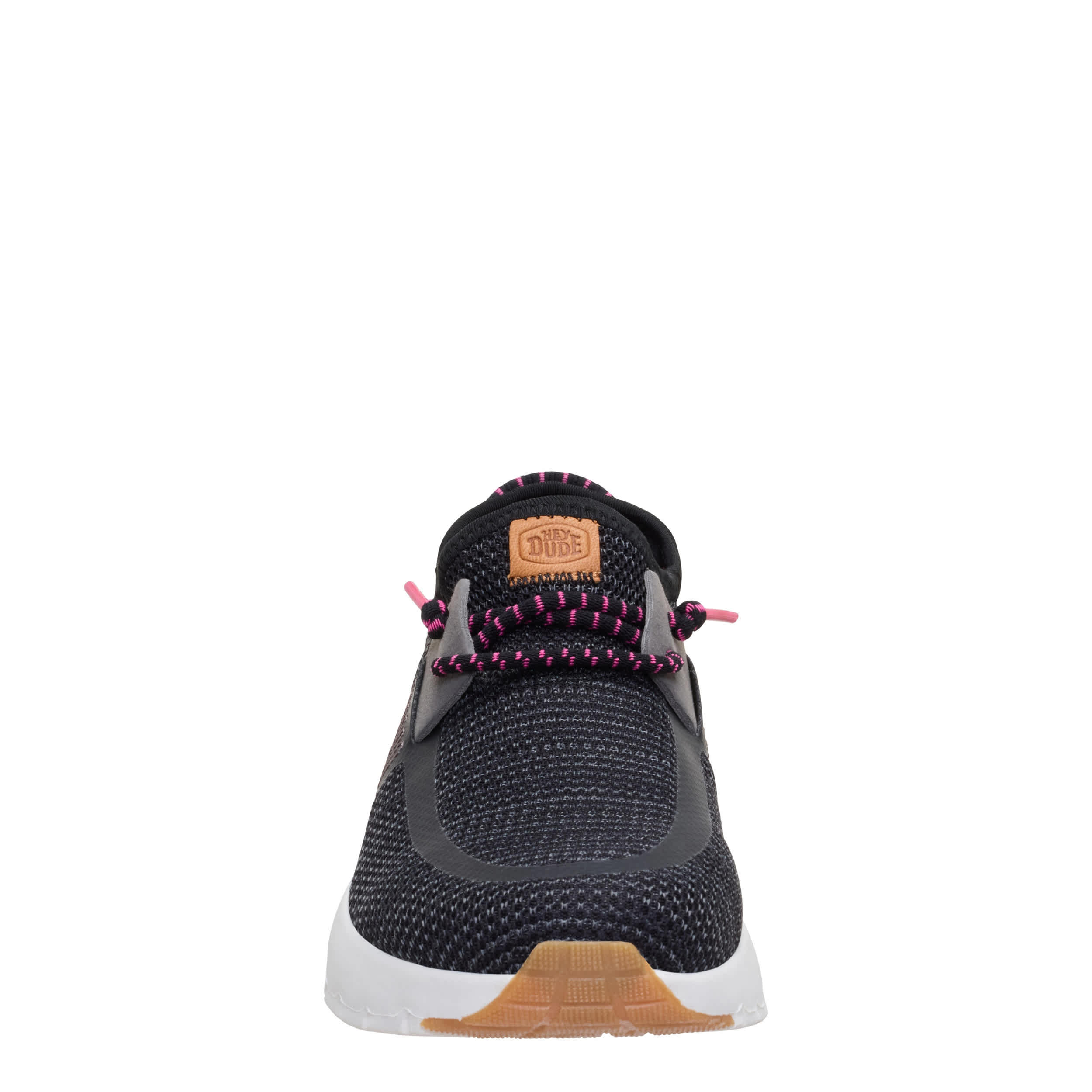 HEYDUDE-WOMENS SIROCCO W STRETCH SOX SLIP ON SNEAKER-BLACK & 