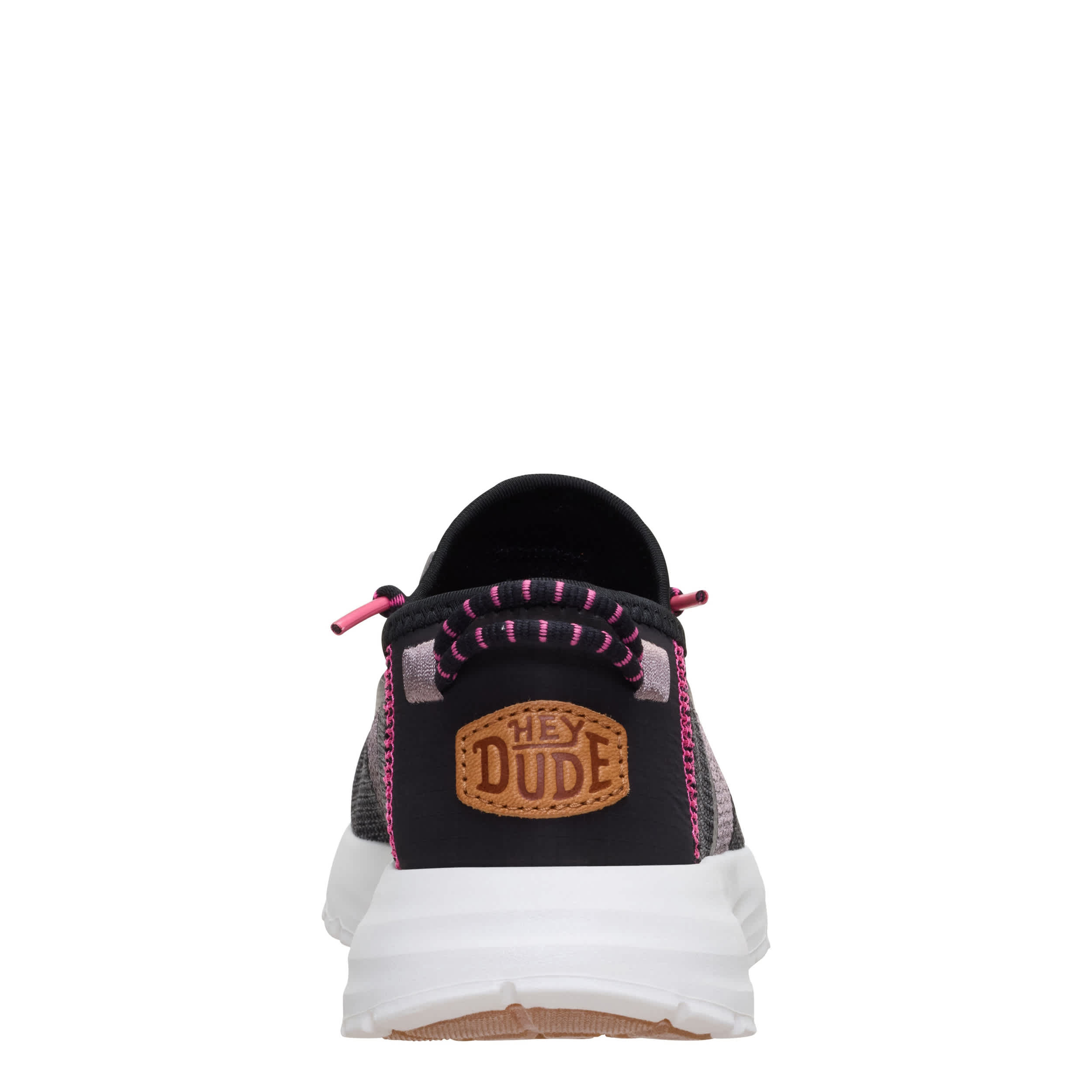 HEYDUDE-WOMENS SIROCCO W STRETCH SOX SLIP ON SNEAKER-BLACK & 