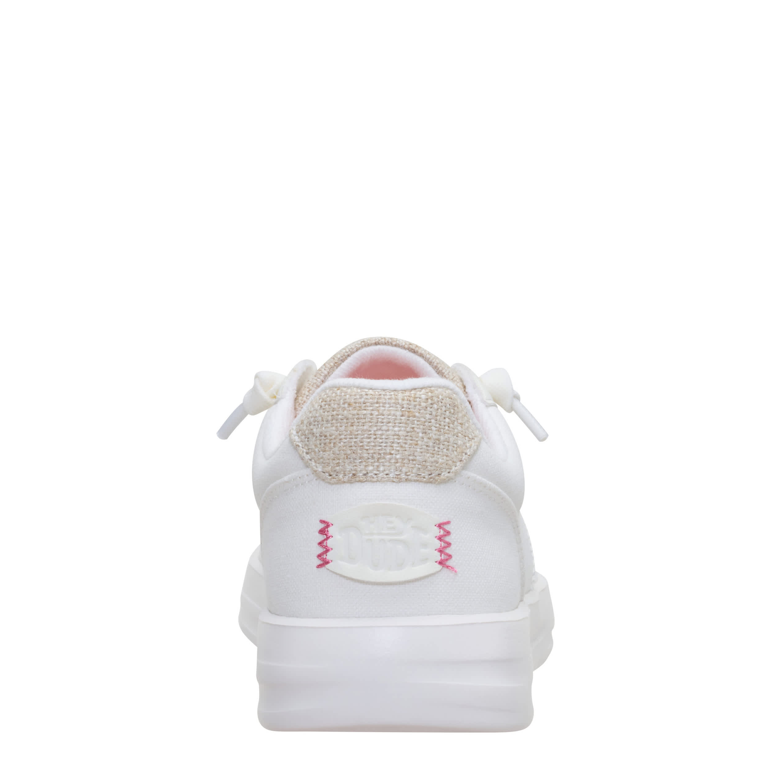 HEYDUDE-WOMENS KARINA DUO COASTAL SLIP ON SNEAKER-WHITE & 