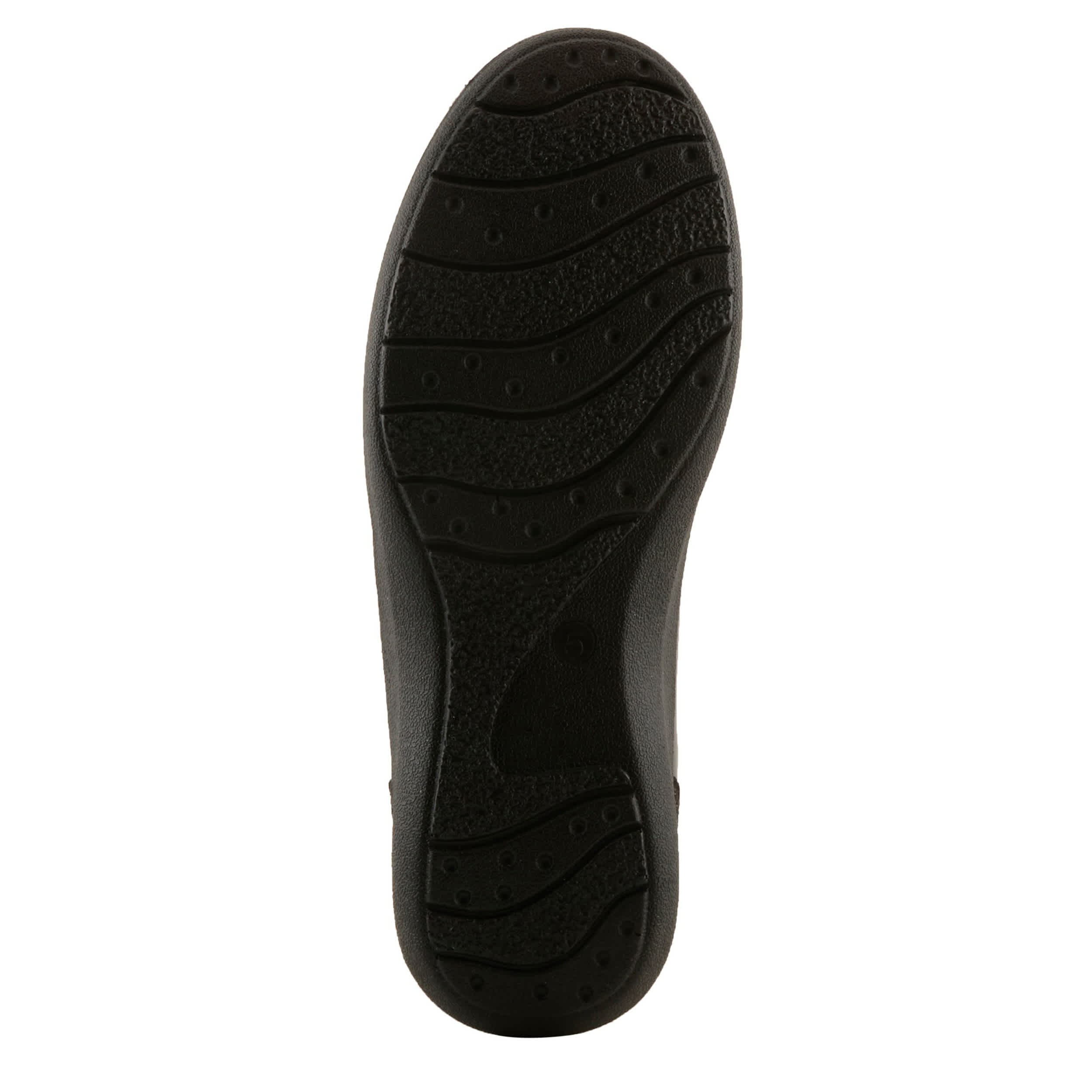 Flexus-WOMENS CANSTELA SLIP ON SNEAKER-BLACK & 