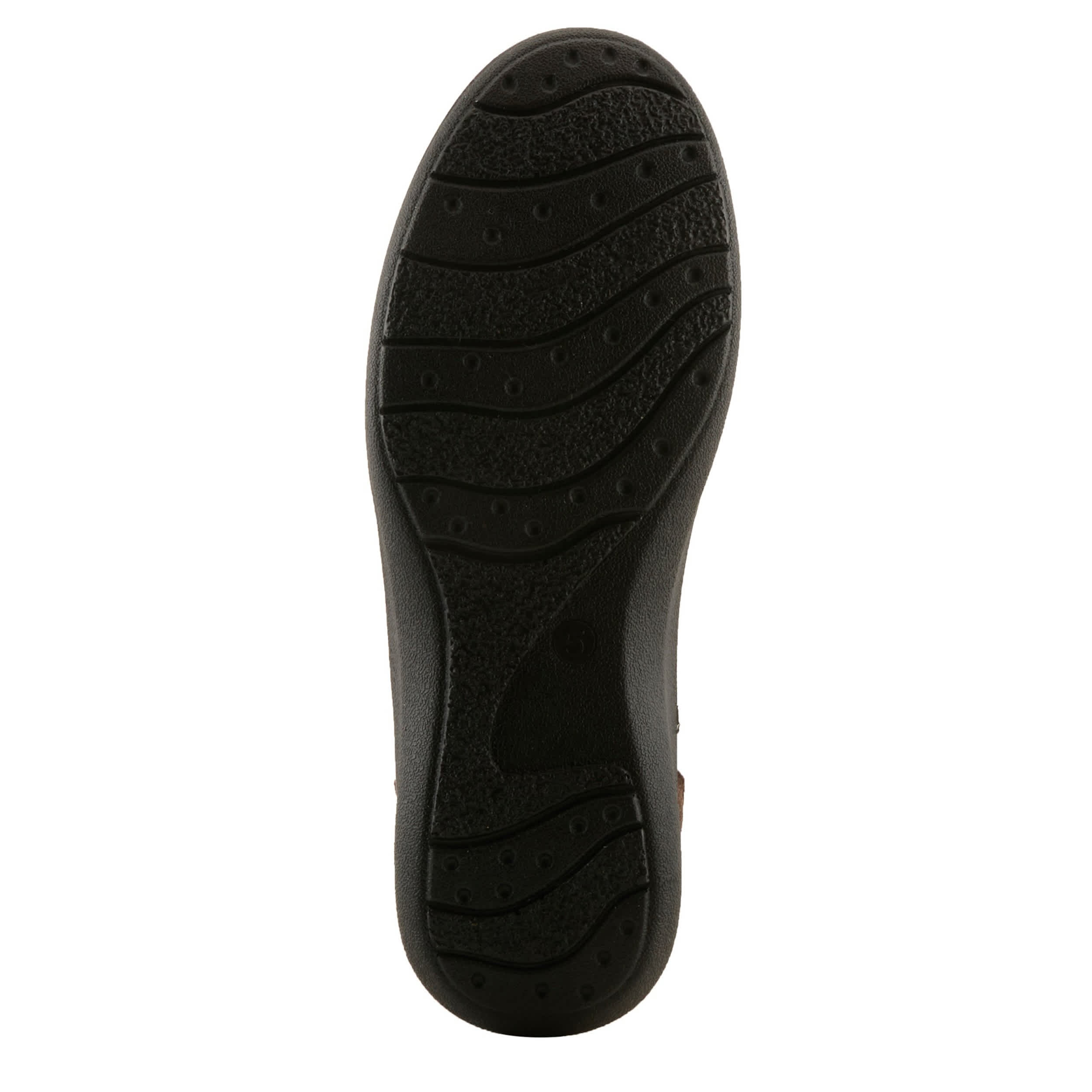 Flexus-WOMENS CANSTELA SLIP ON SNEAKER-DARK BROWN & 