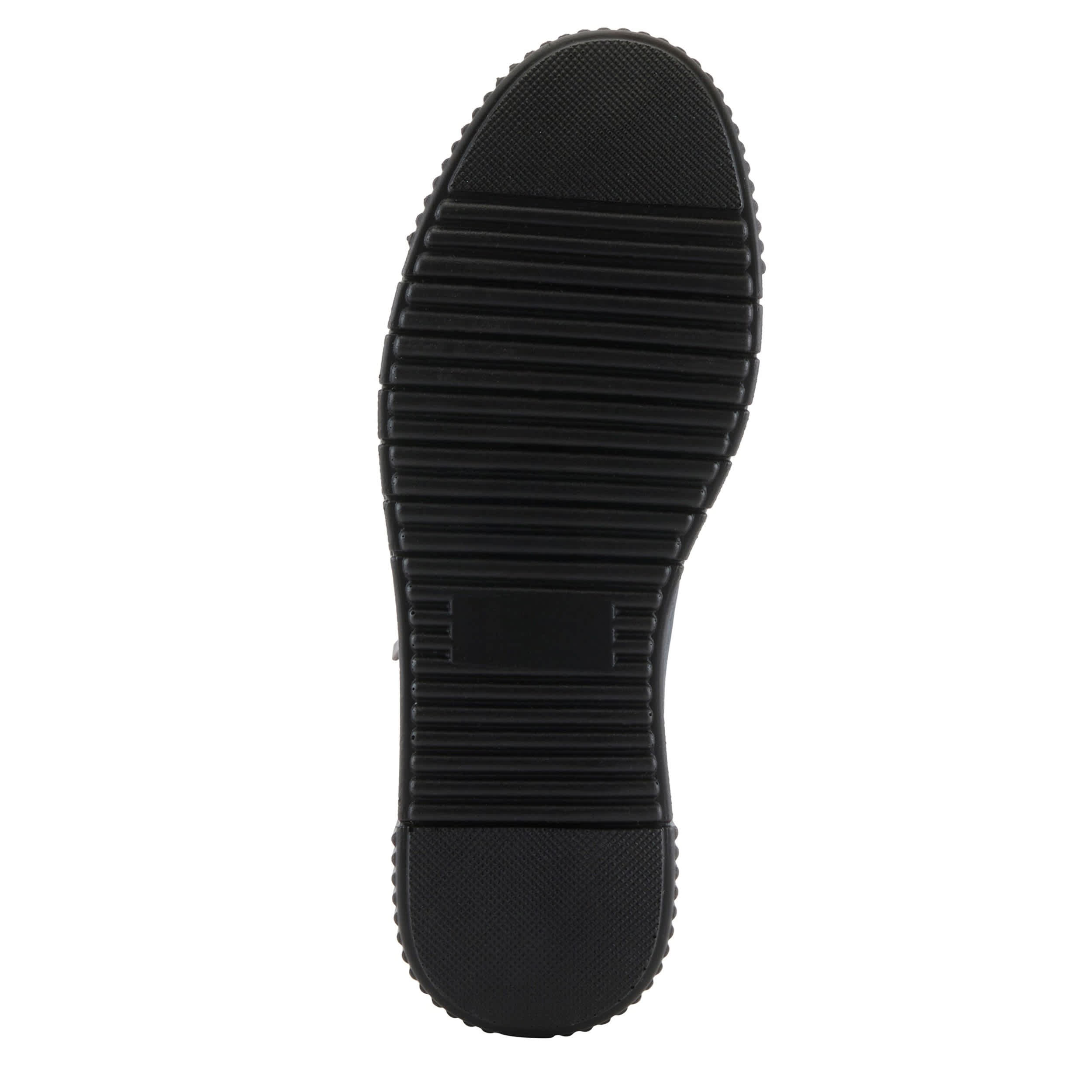 Flexus-WOMENS LAVACA SLIP ON SNEAKER-BLACK & 