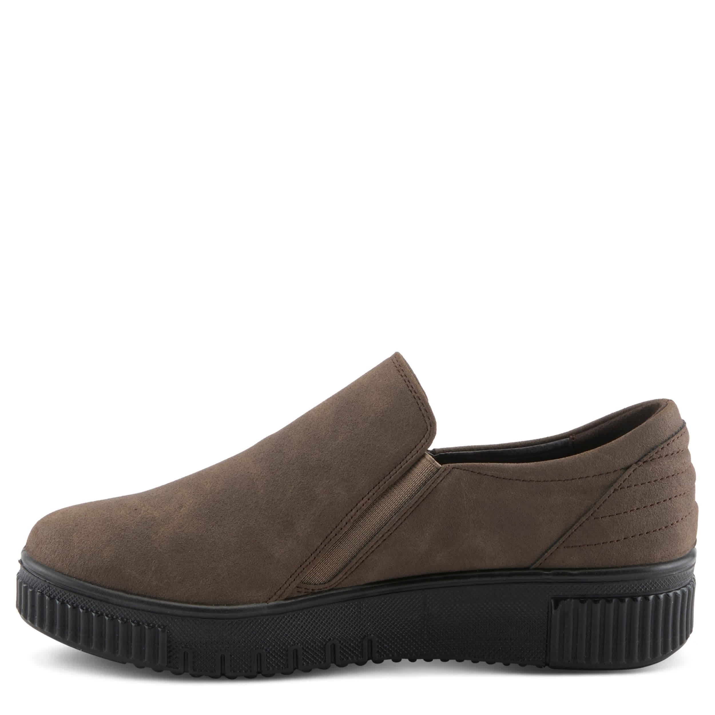 Flexus-WOMENS LAVACA SLIP ON SNEAKER-TAUPE & 