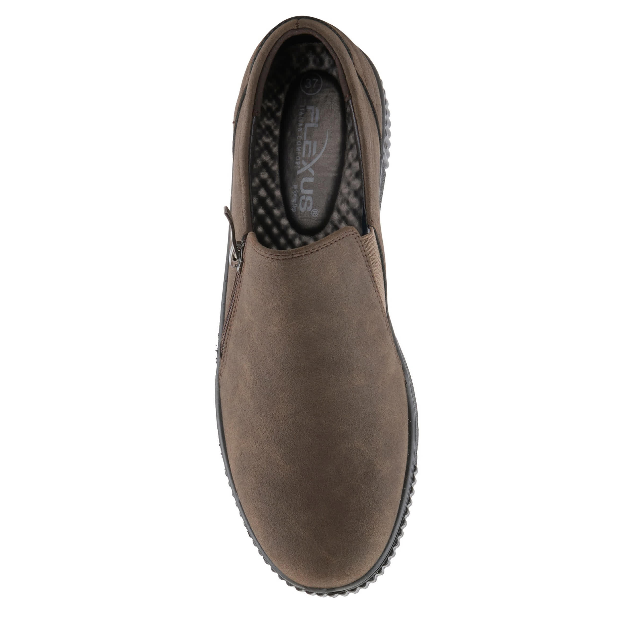 Flexus-WOMENS LAVACA SLIP ON SNEAKER-TAUPE & 