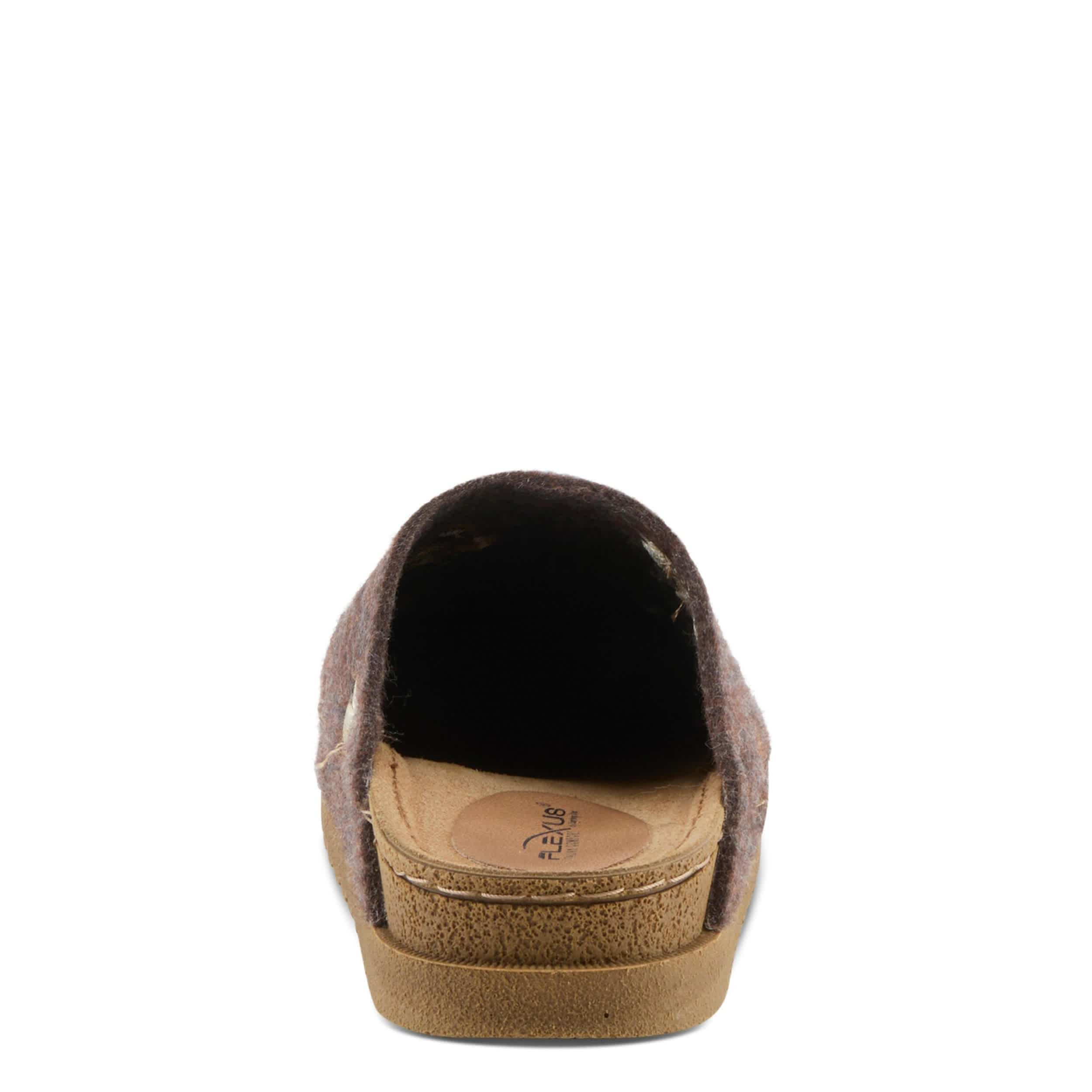 Flexus-WOMENS CUTESY CLOG-BROWN & MULTICOLOR