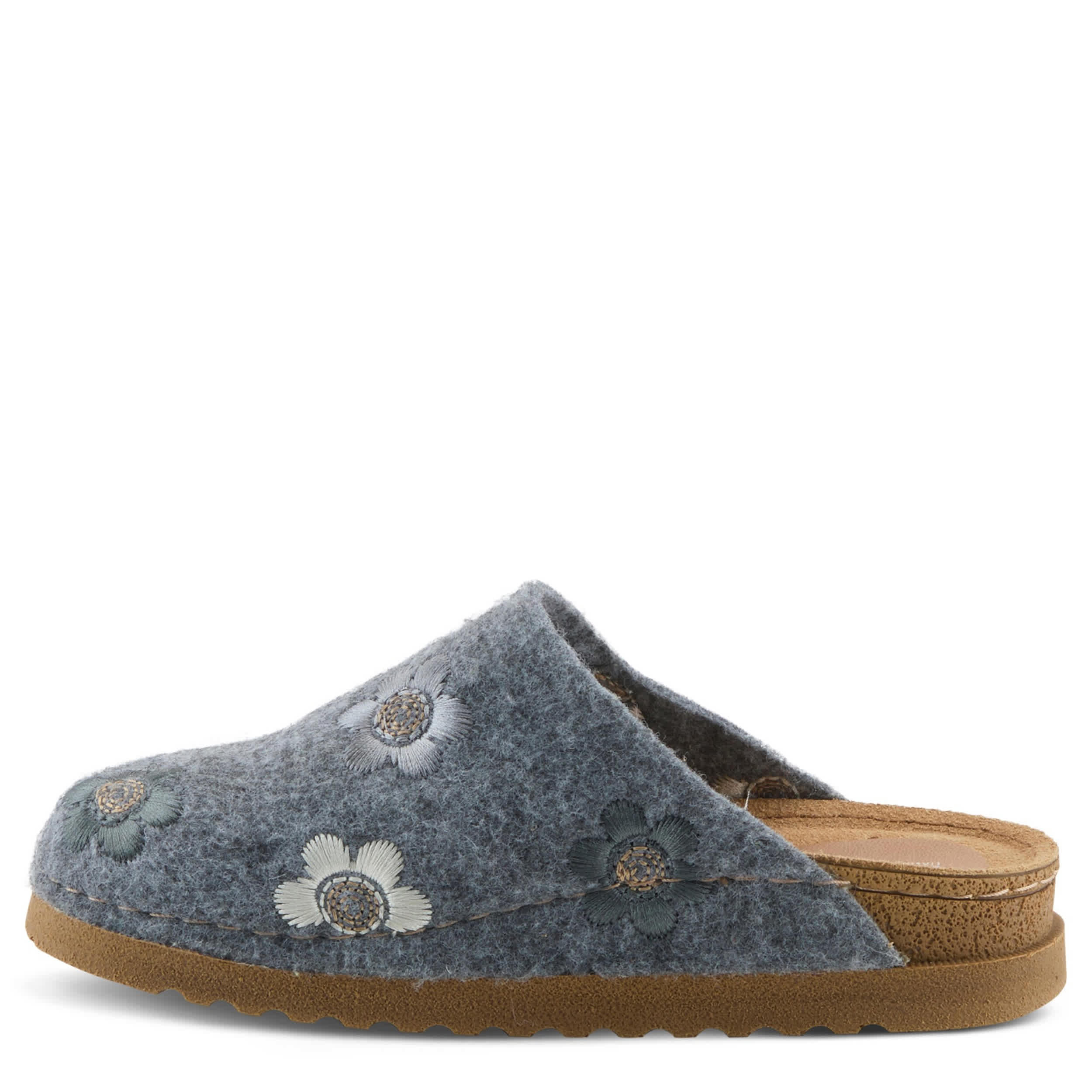 Flexus-WOMENS CUTESY CLOG-GREY & MULTICOLOR