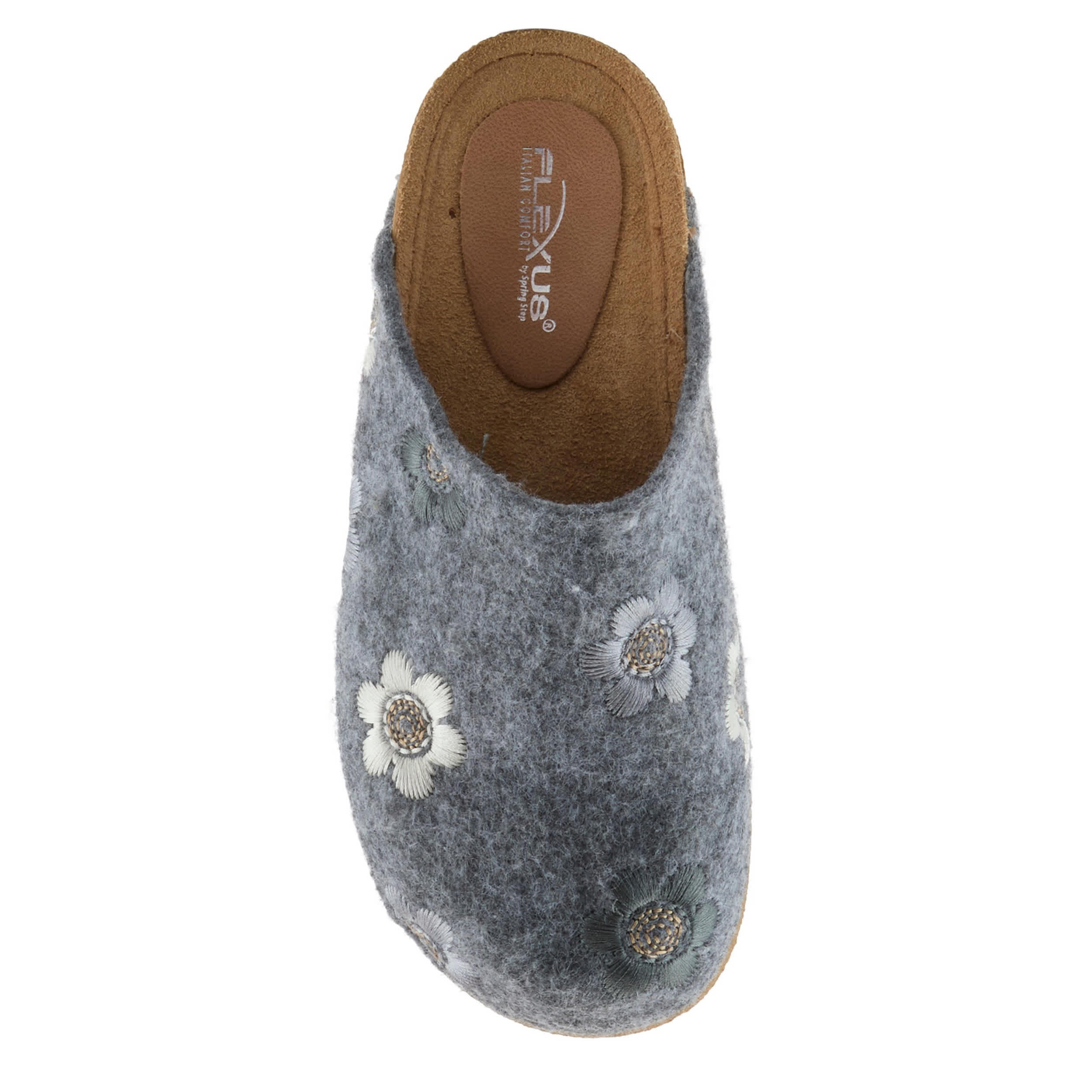 Flexus-WOMENS CUTESY CLOG-GREY & MULTICOLOR