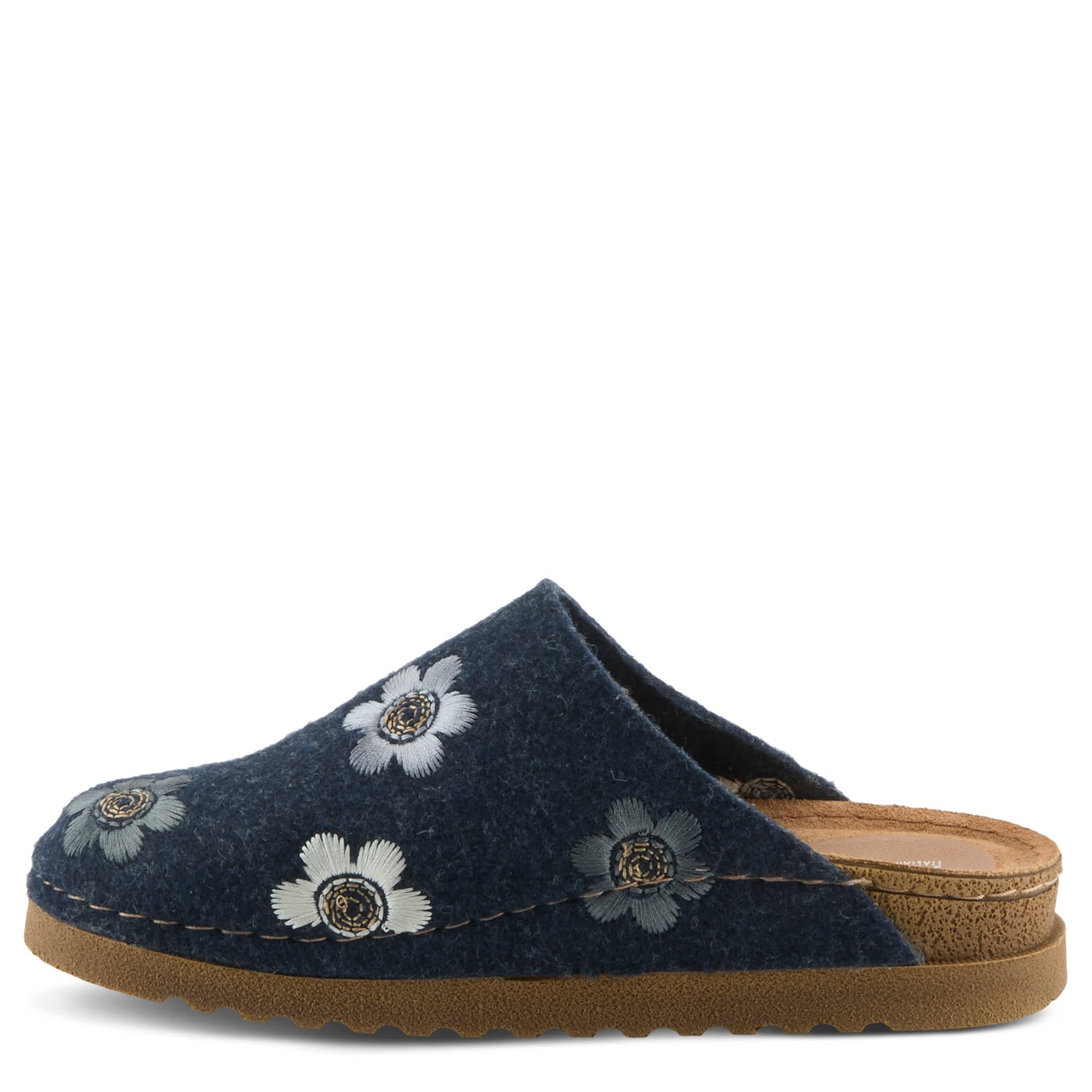 Flexus-WOMENS CUTESY CLOG-NAVY & MULTICOLOR