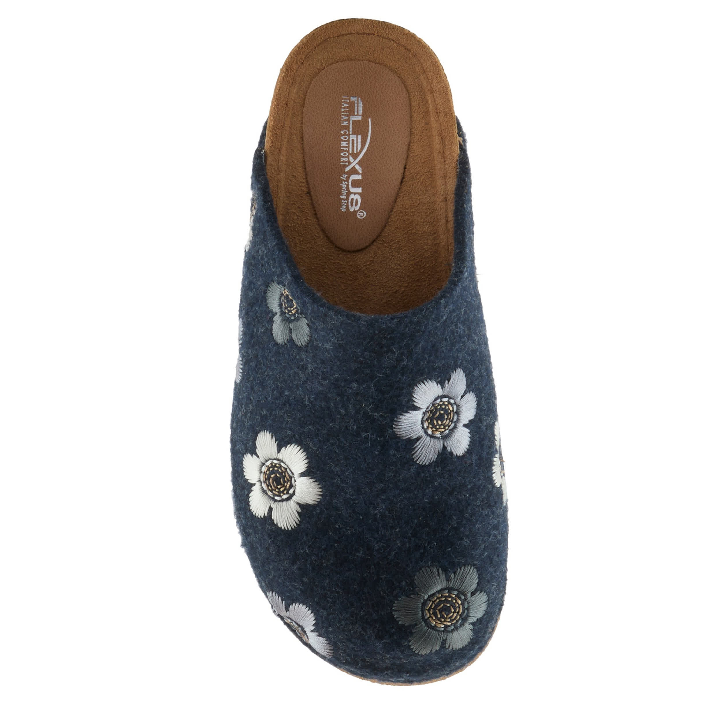 Flexus-WOMENS CUTESY CLOG-NAVY & MULTICOLOR