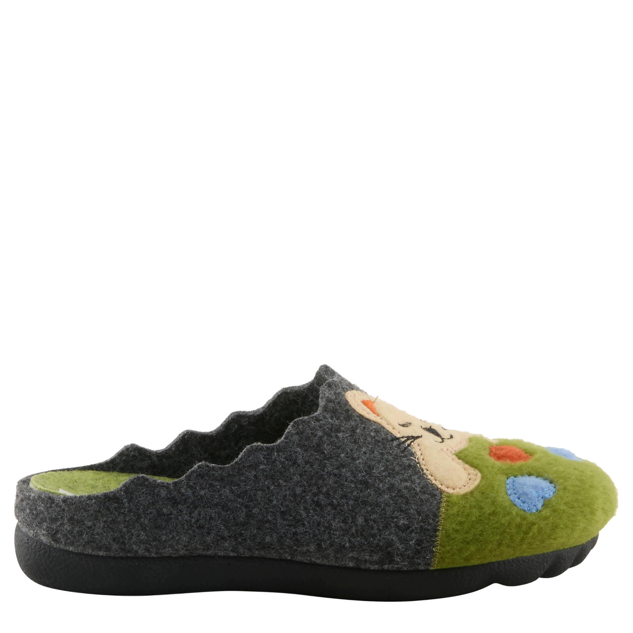 Flexus-WOMENS CUTTLECAT CLOG-GREEN & MULTICOLOR