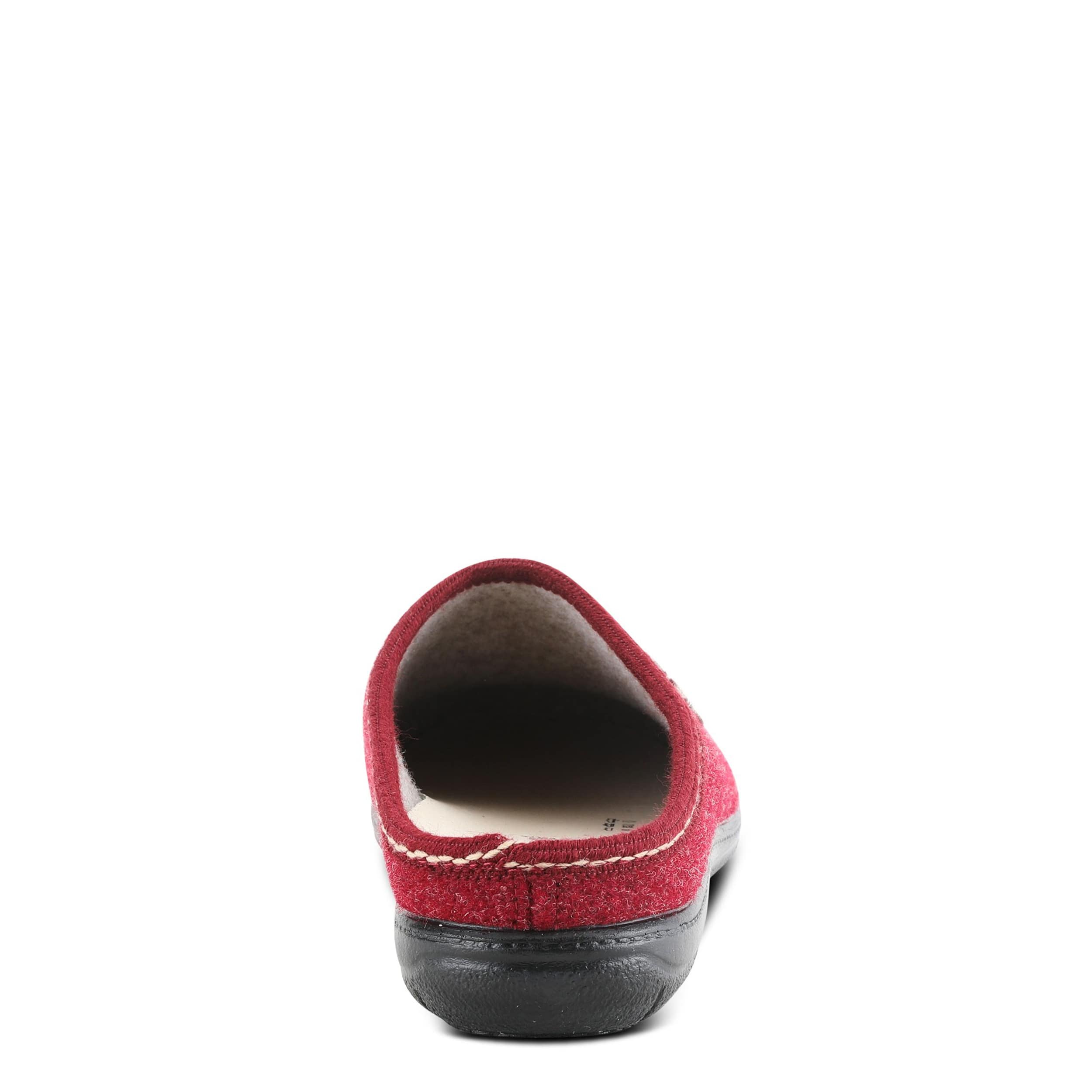 Flexus-WOMENS LORALEE CLOG-DARK RED & 