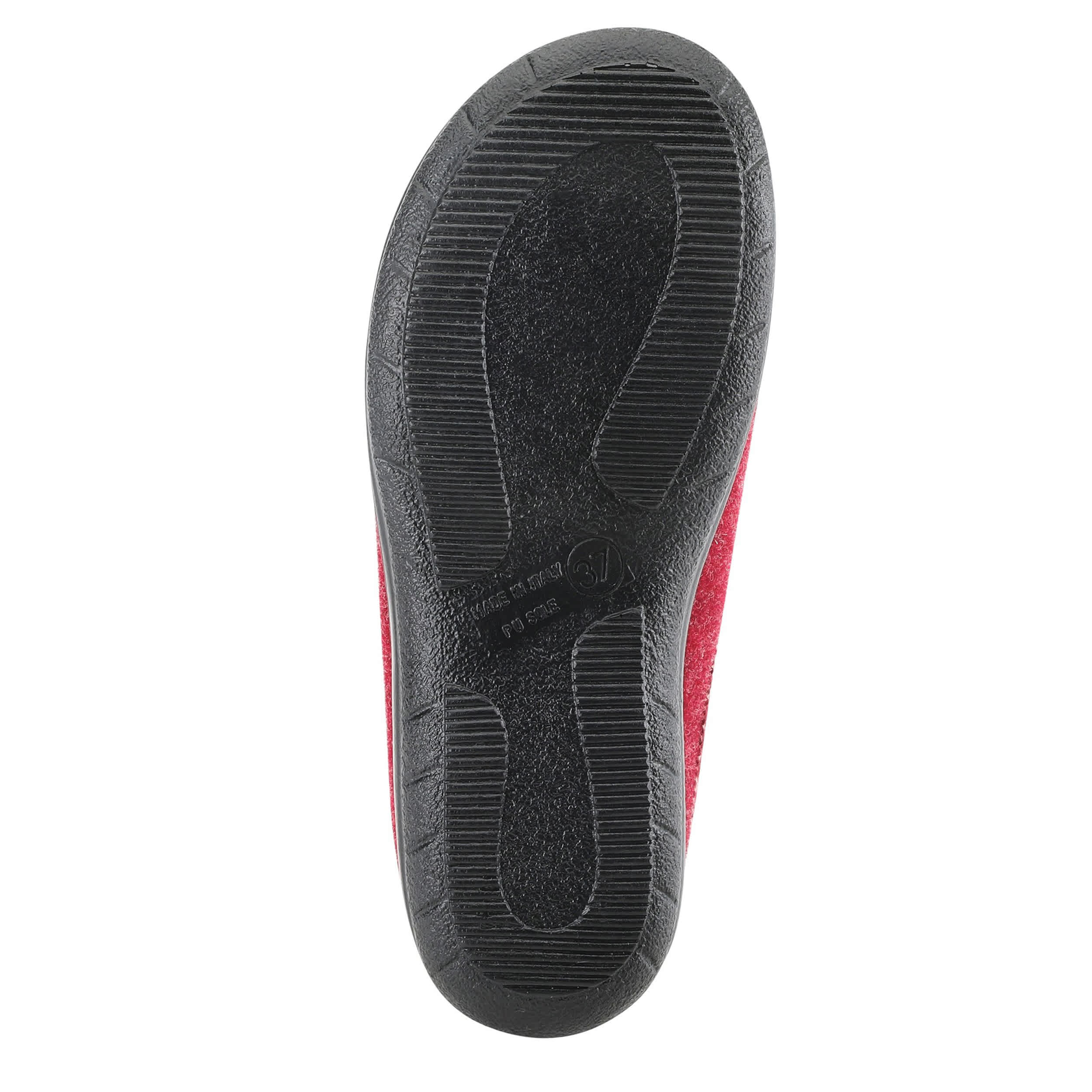 Flexus-WOMENS LORALEE CLOG-DARK RED & 