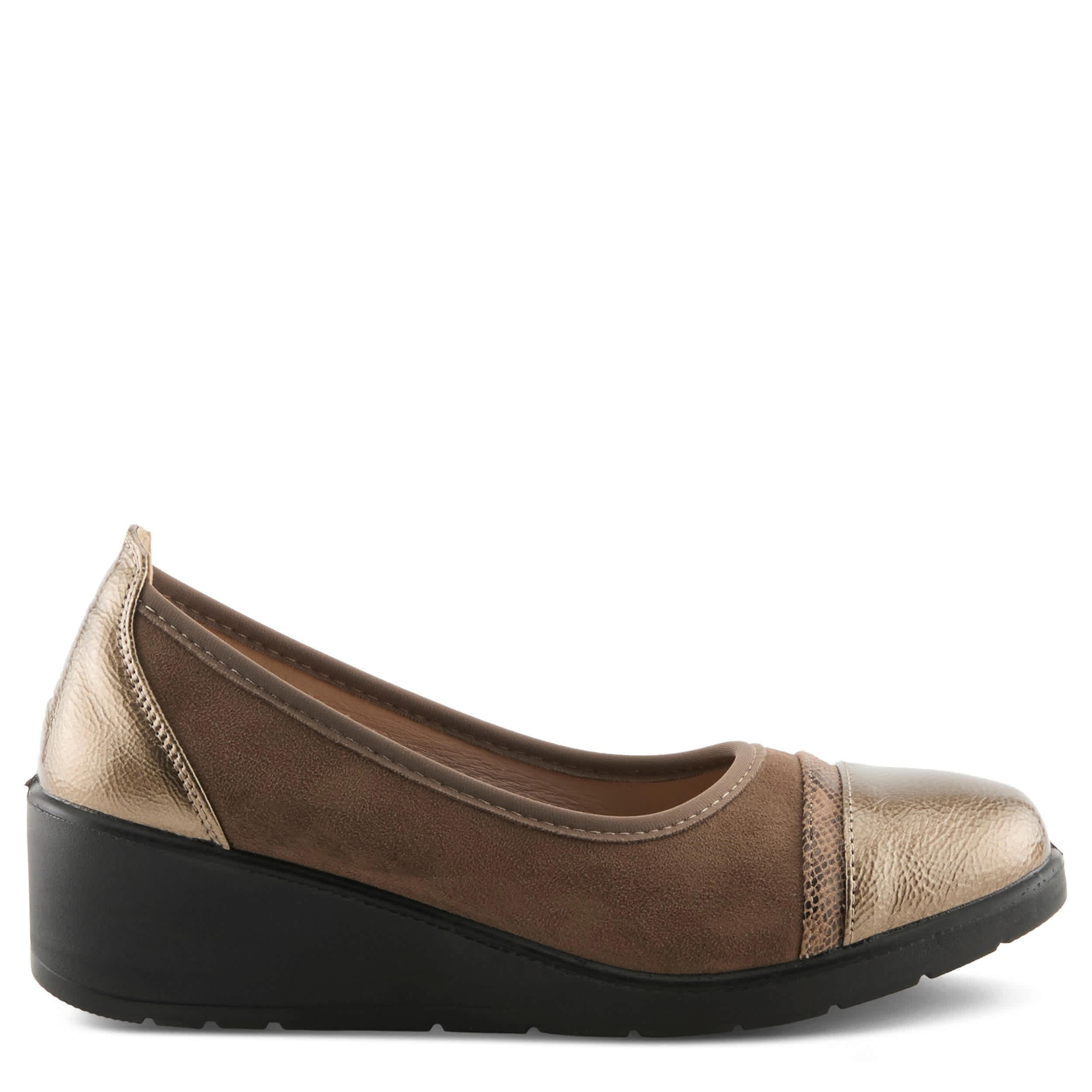 Flexus-WOMENS MACADI CLOG-BRONZE & MULTICOLOR
