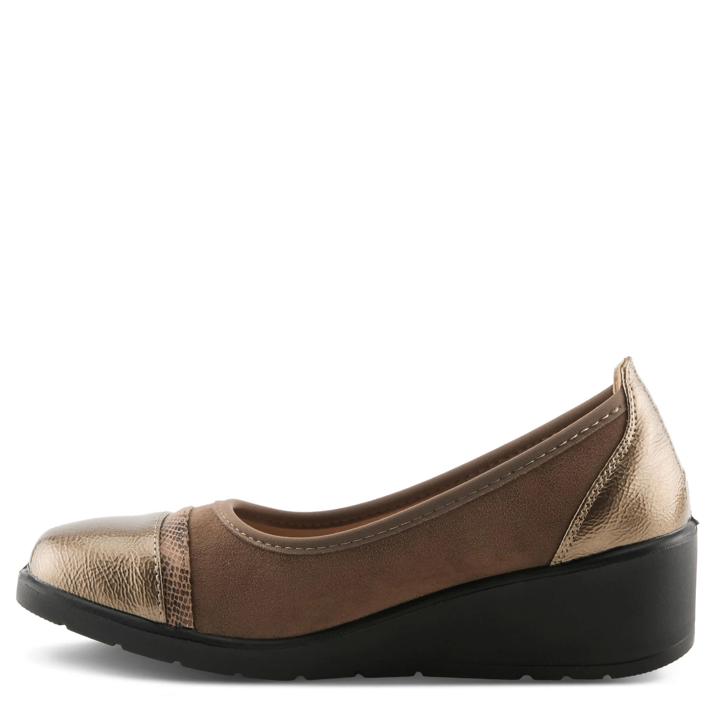 Flexus-WOMENS MACADI CLOG-BRONZE & MULTICOLOR