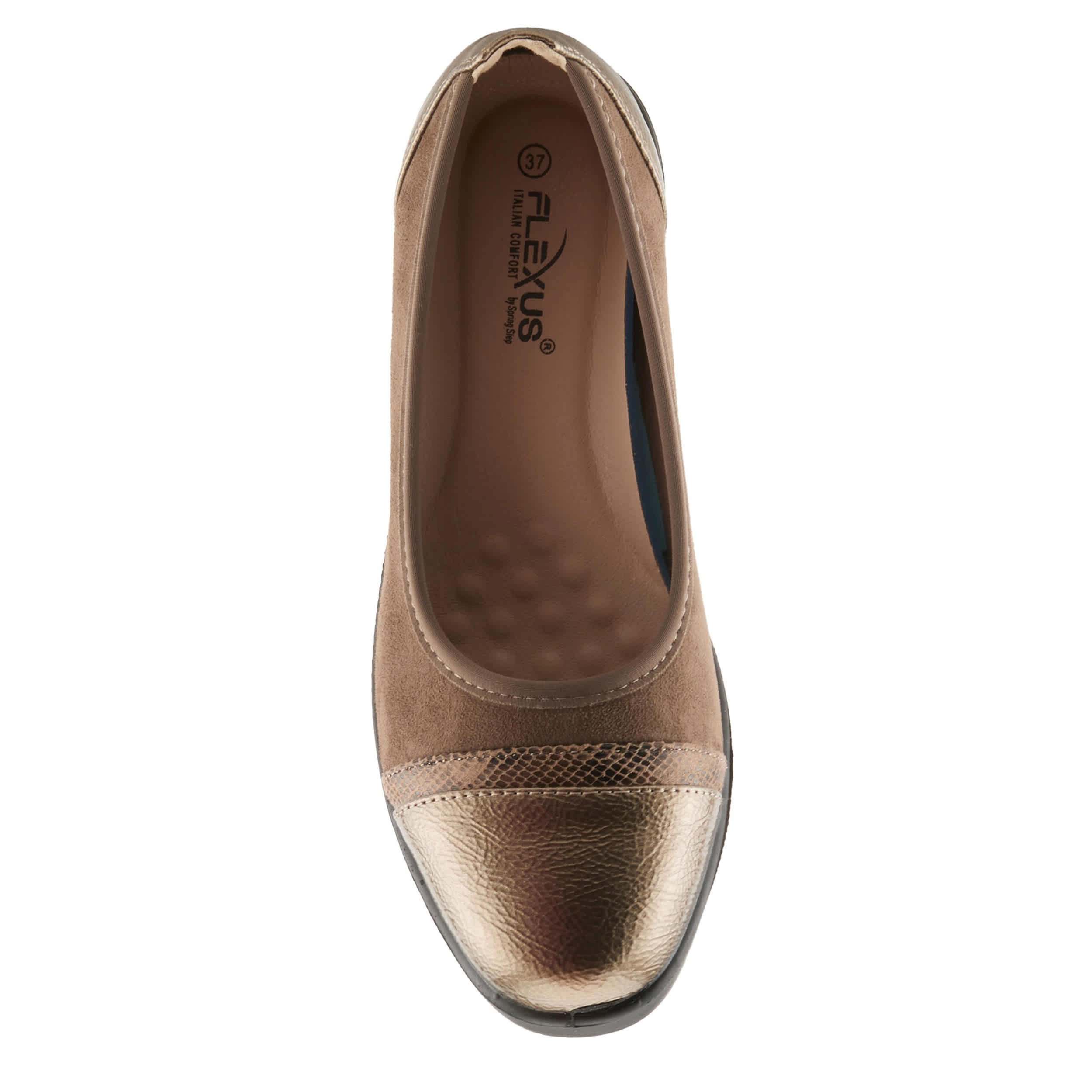 Flexus-WOMENS MACADI CLOG-BRONZE & MULTICOLOR