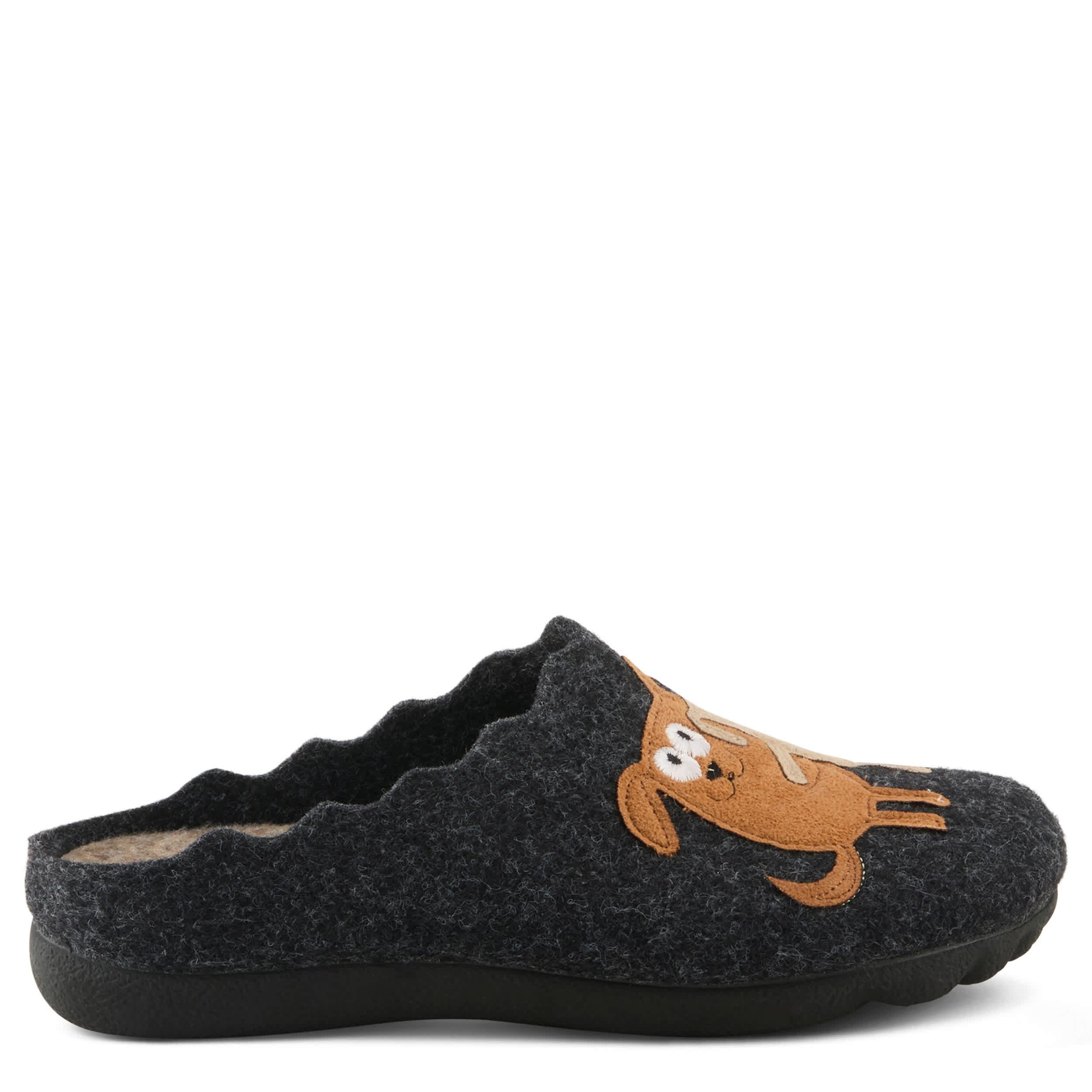Flexus-WOMENS PETLOVE CLOG-BLACK & MULTICOLOR