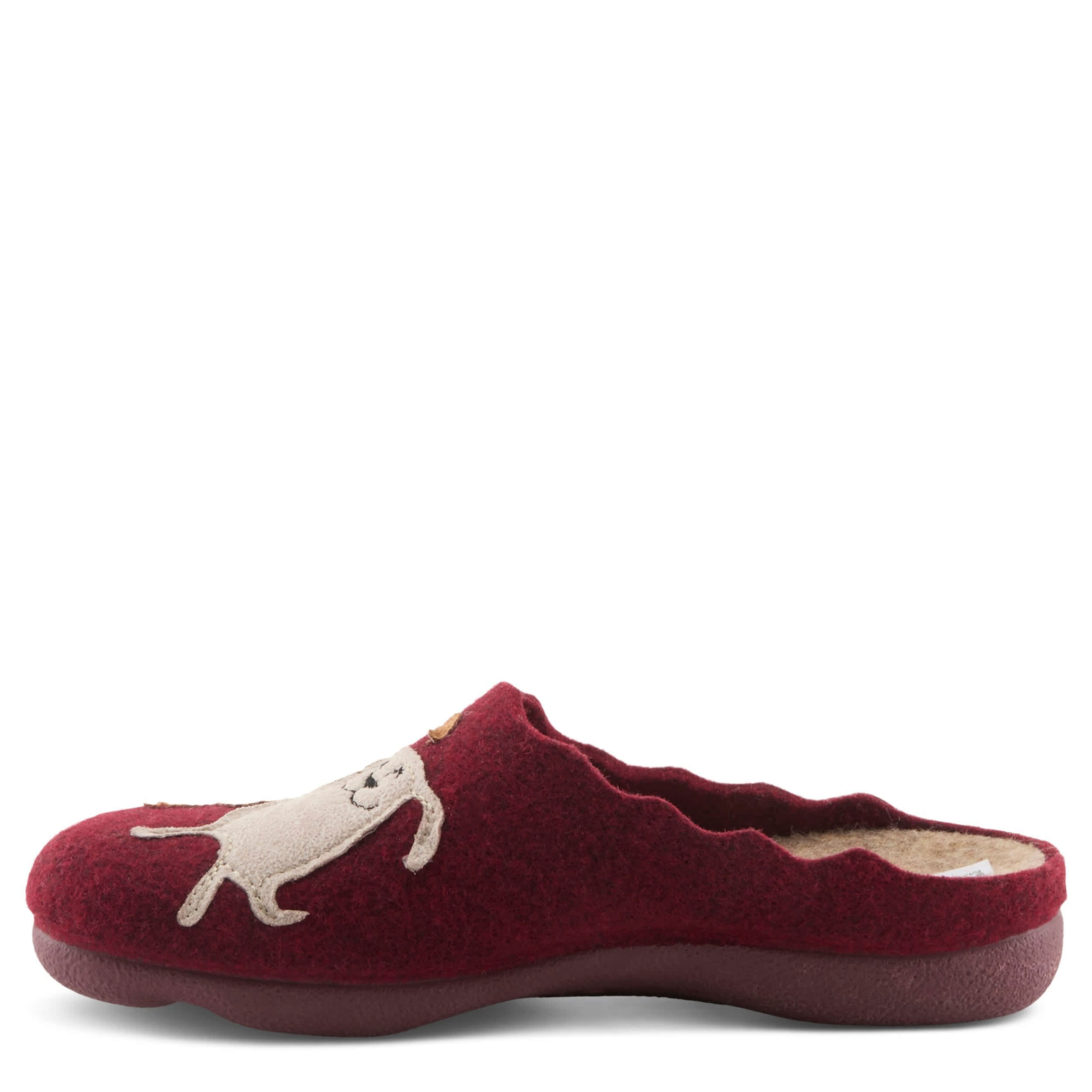 Flexus-WOMENS PETLOVE CLOG-BURGUNDY & MULTICOLOR