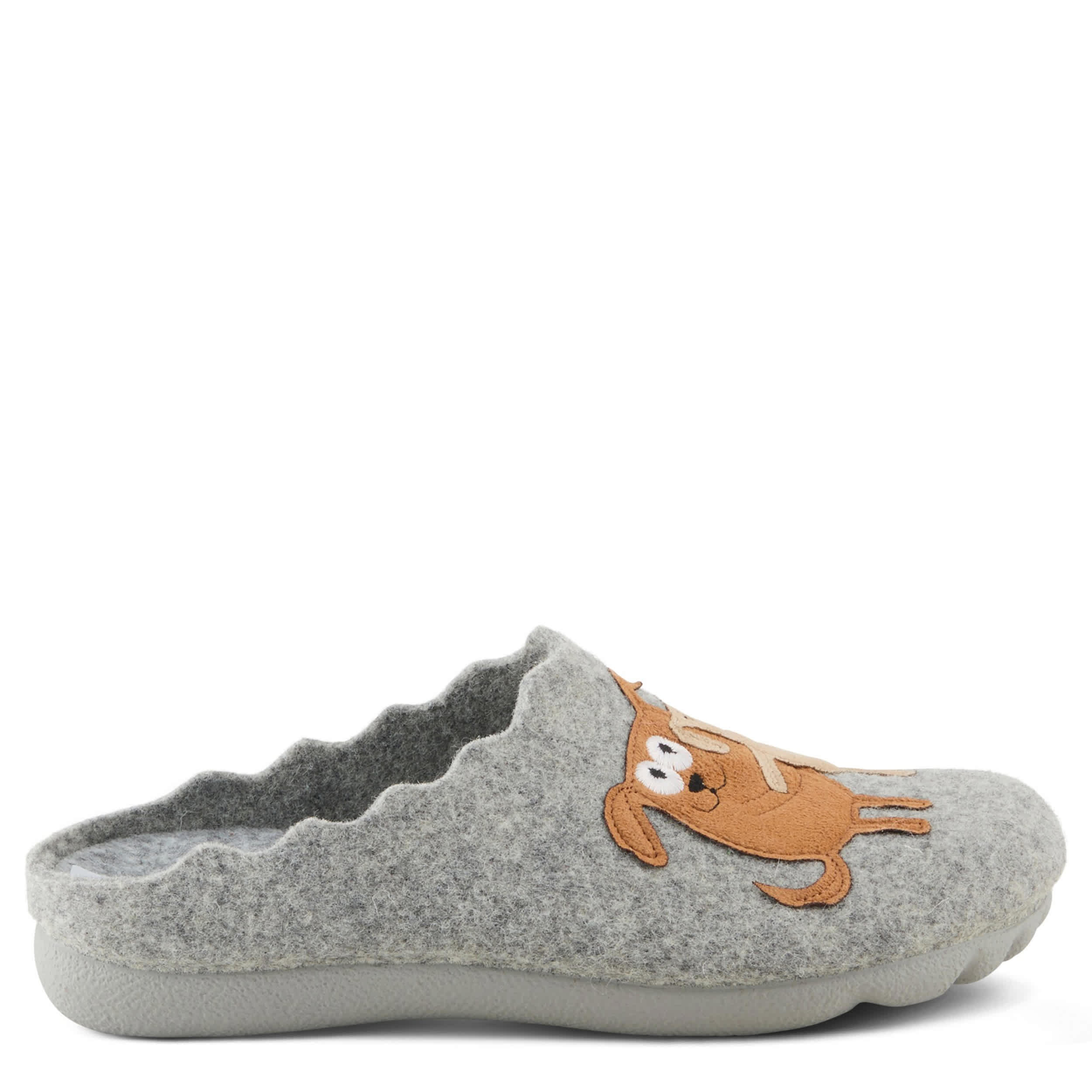 Flexus-WOMENS PETLOVE CLOG-GREY & MULTICOLOR