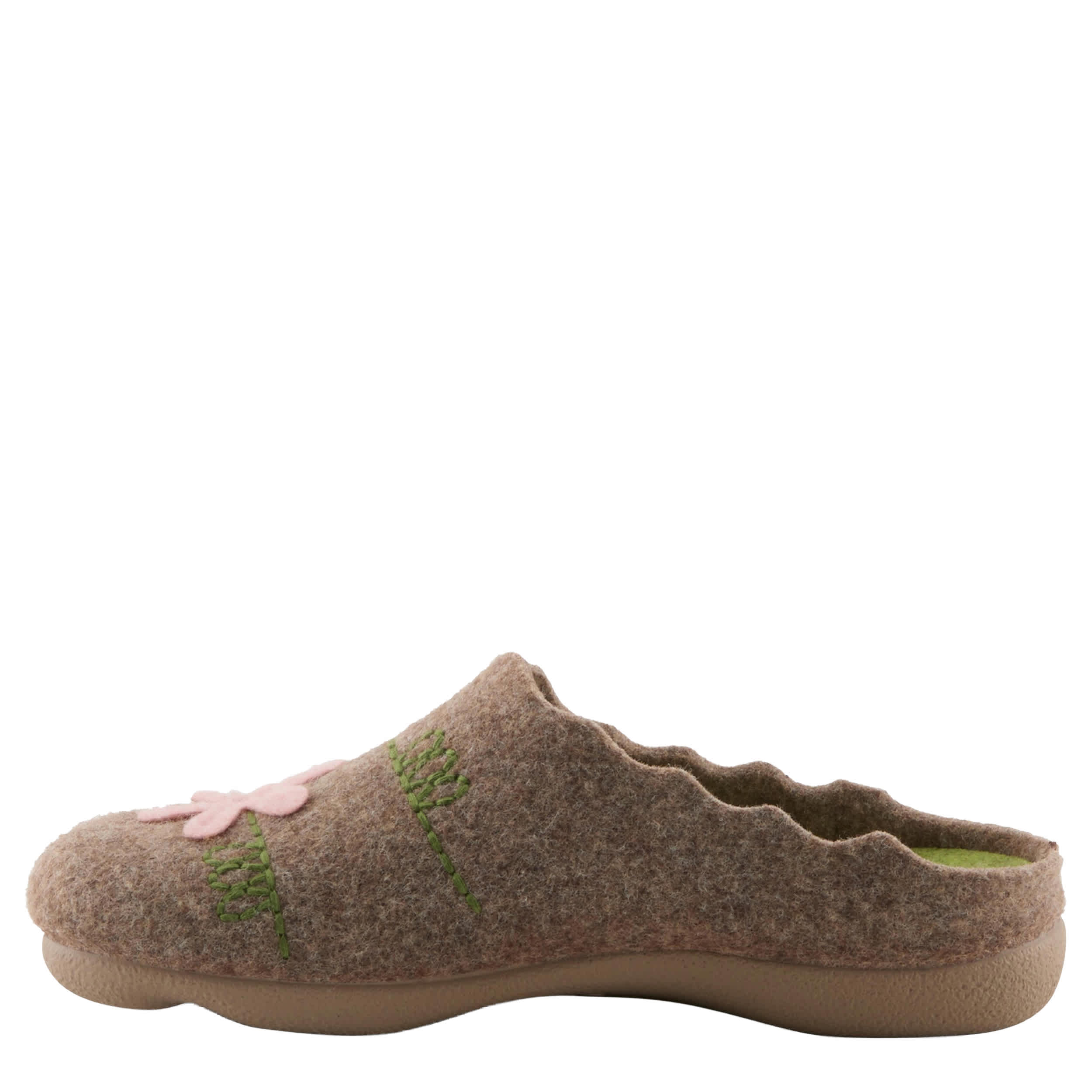 Flexus-WOMENS ROSEBURG CLOG-BROWN & 