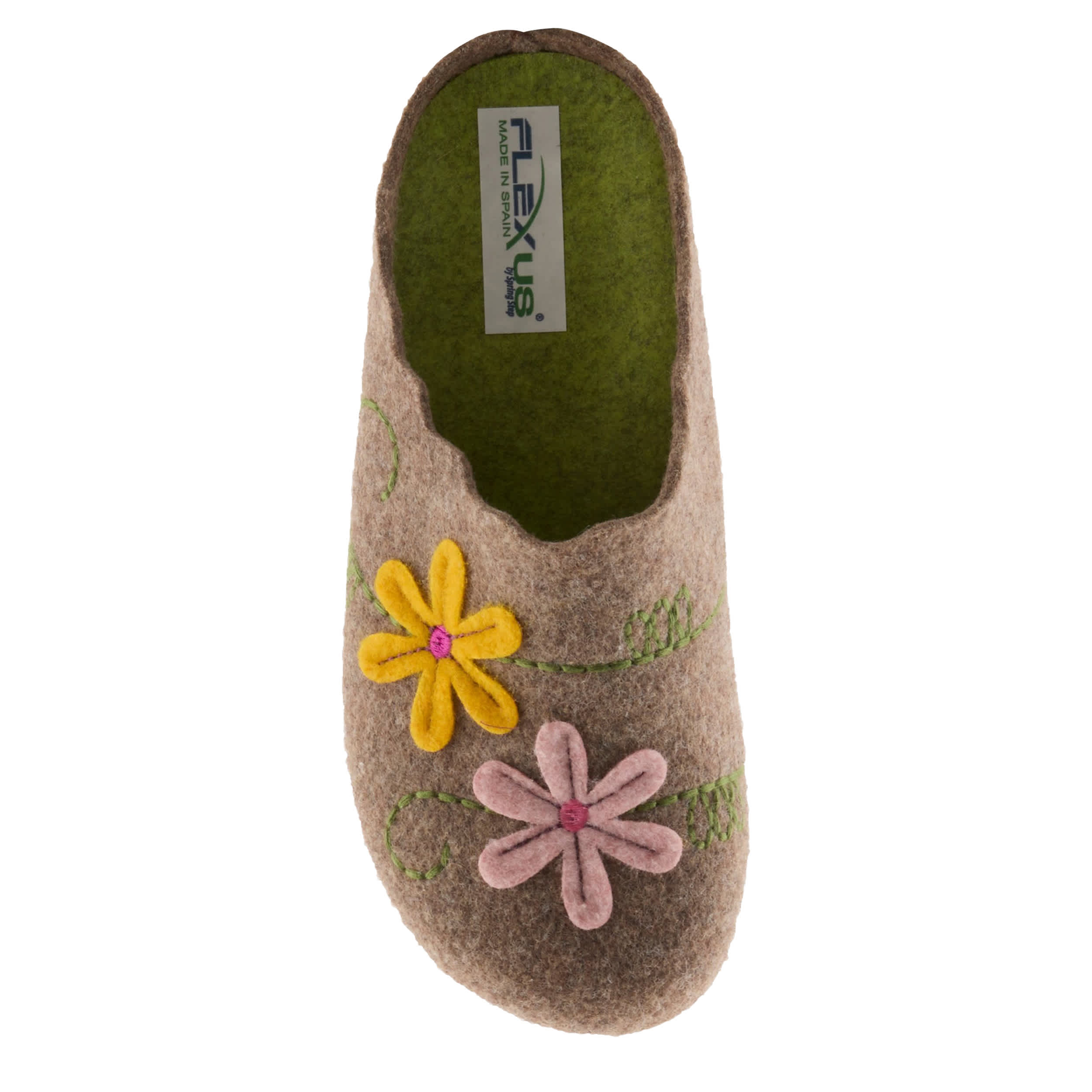 Flexus-WOMENS ROSEBURG CLOG-BROWN & 