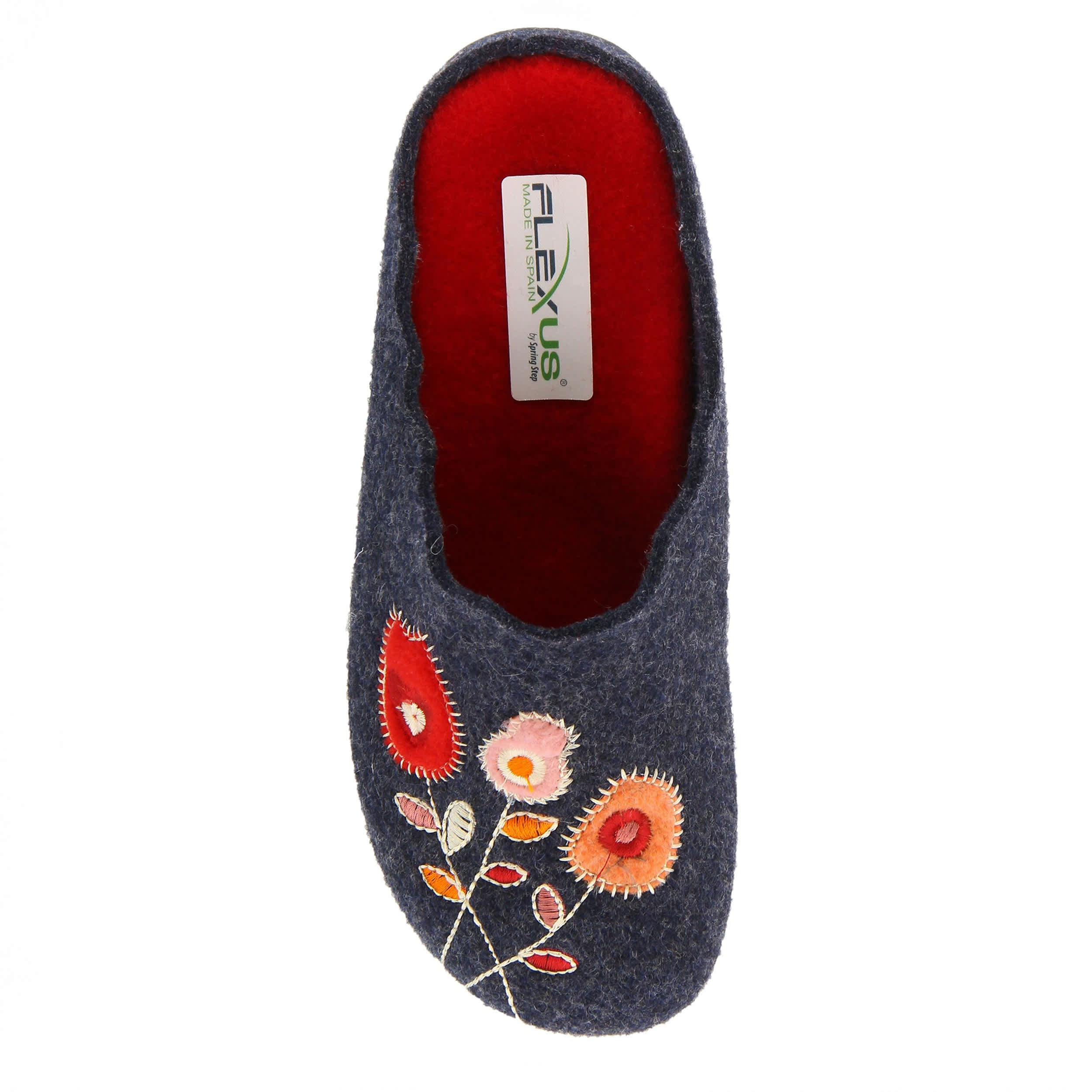 Flexus-WOMENS WILDFLOWER CLOG-NAVY & MULTICOLOR