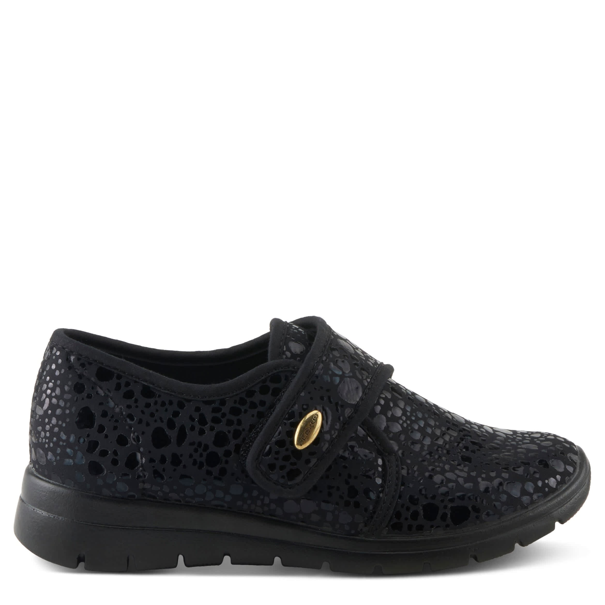 Flexus-WOMENS AMAY LOAFER-BLACK & 