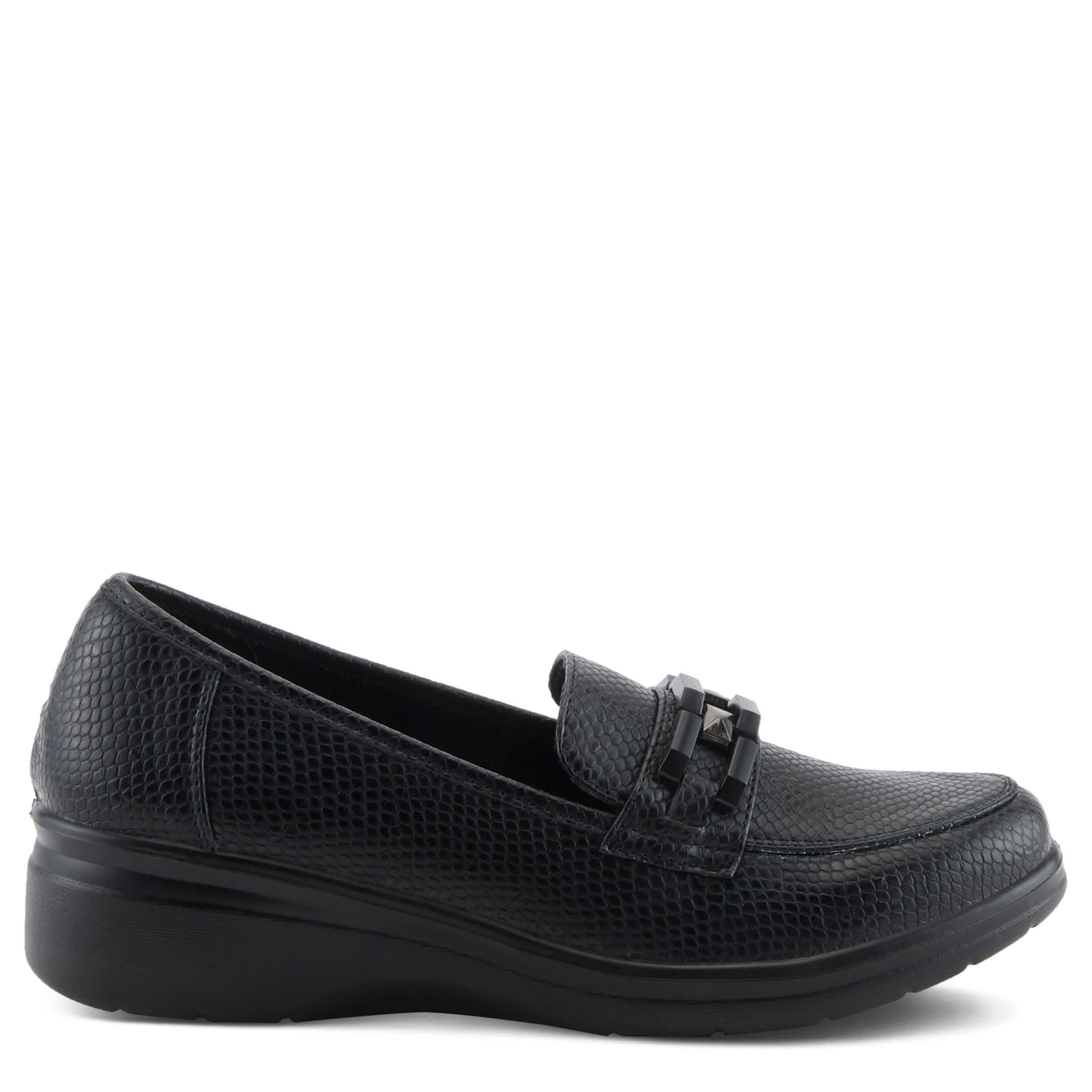 Flexus-WOMENS ARISORIA LOAFER-BLACK & 