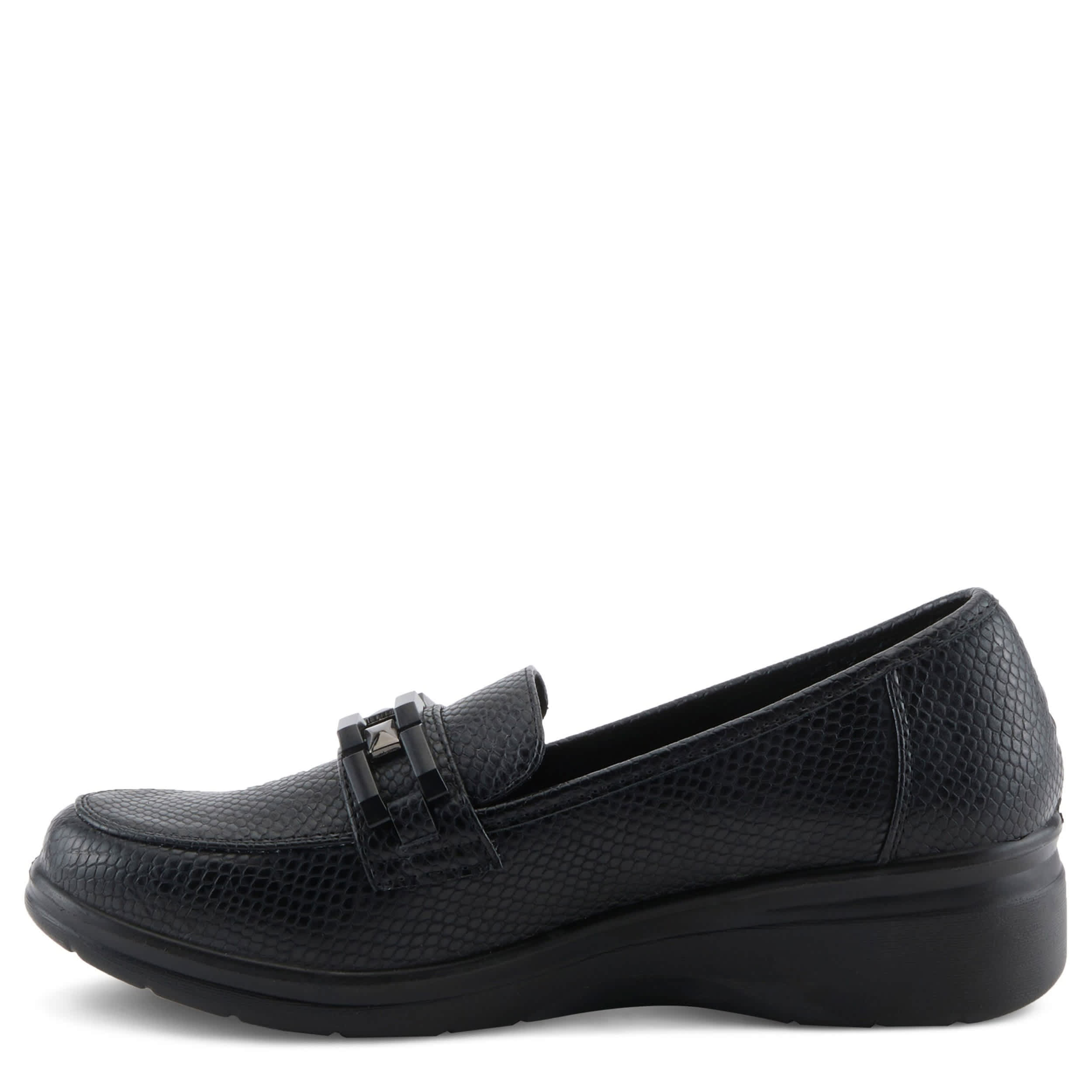 Flexus-WOMENS ARISORIA LOAFER-BLACK & 