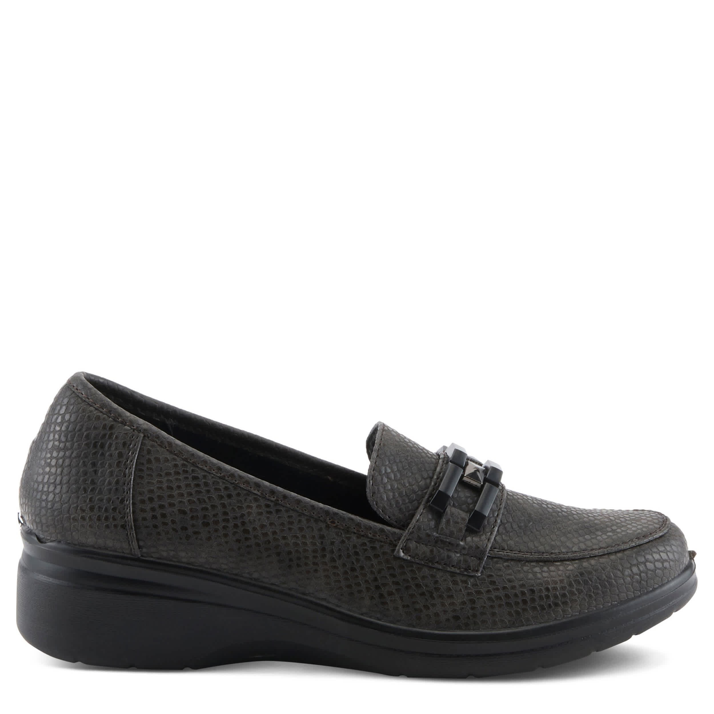 Flexus-WOMENS ARISORIA LOAFER-PEWTER & 